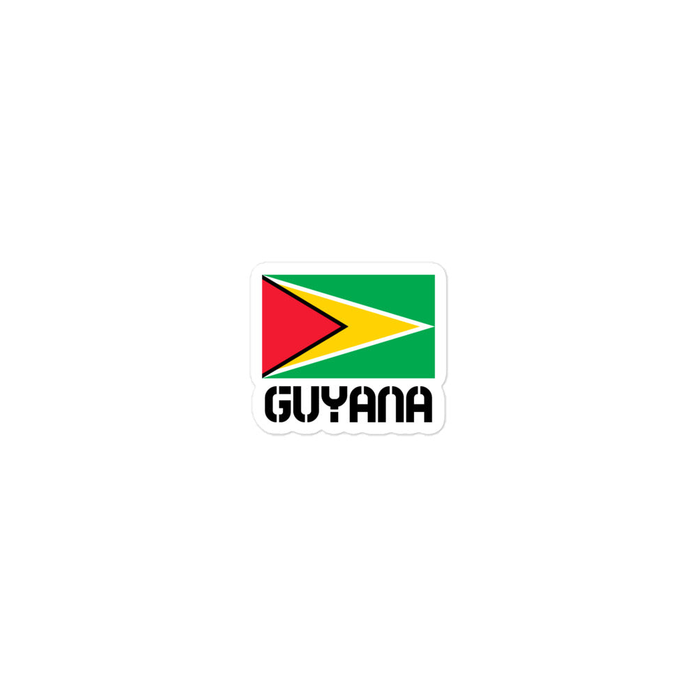 GUYANA - Bubble-free stickers