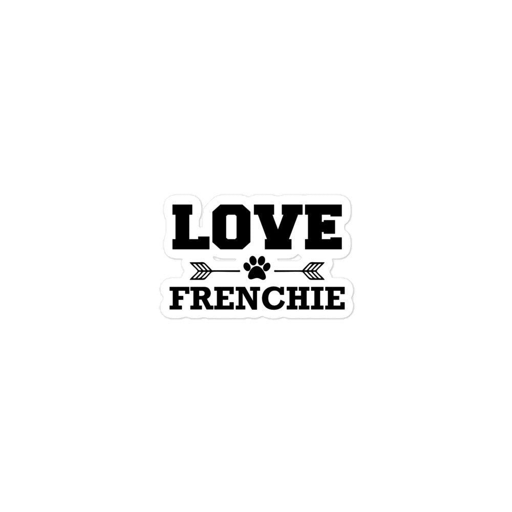 LOVE FRENCHIE - Bubble-free stickers