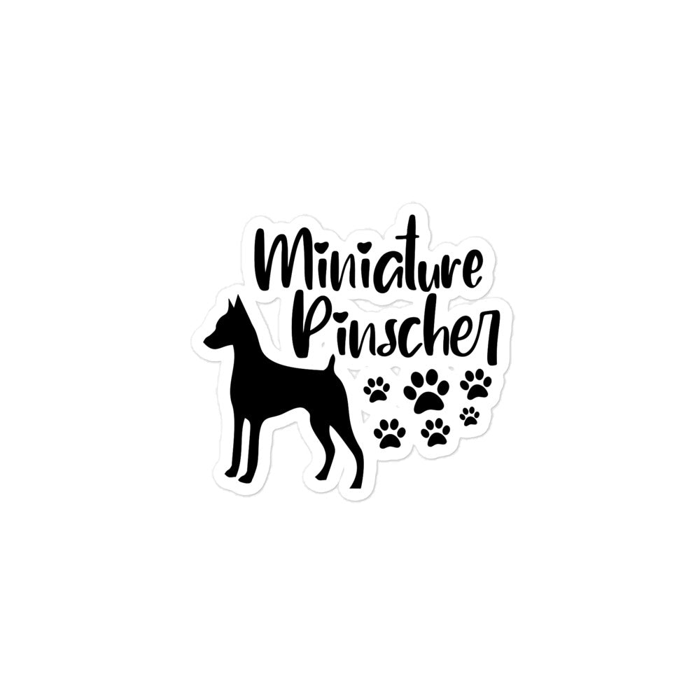 MINIATURE PINSCHER - Bubble-free stickers