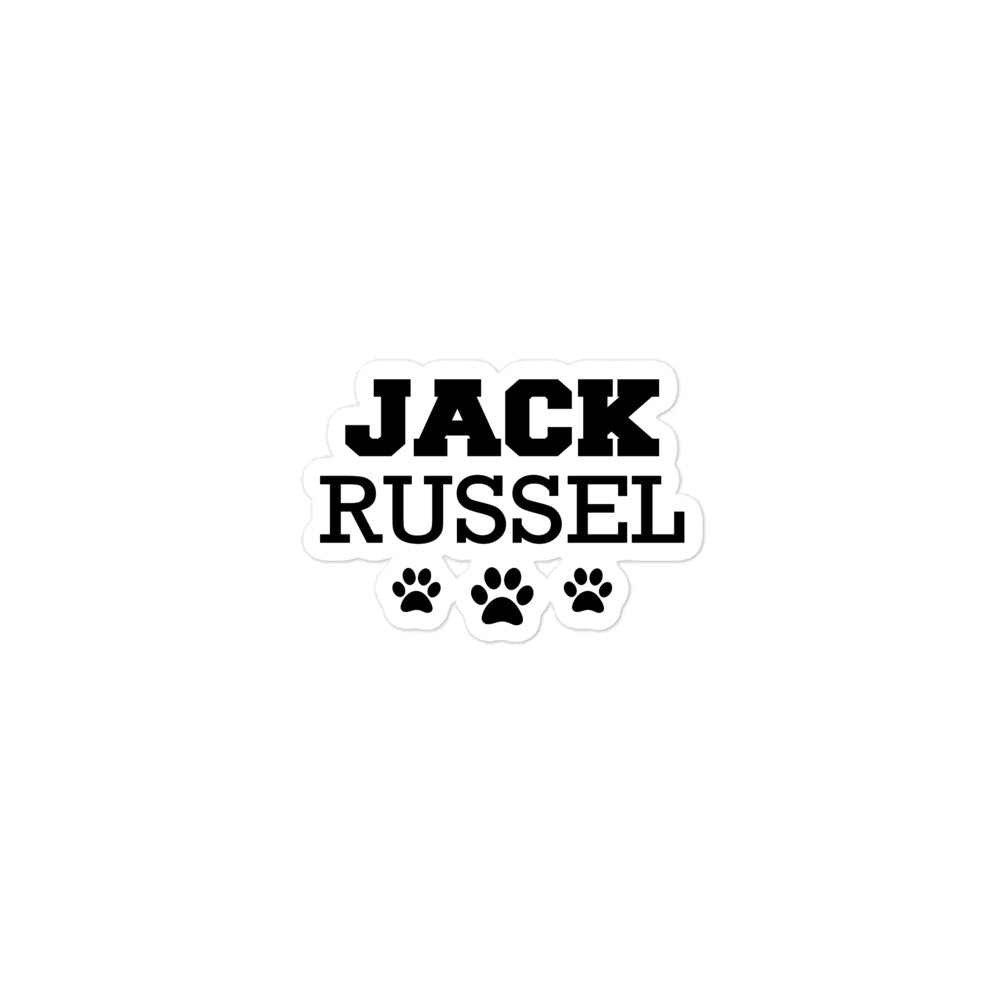 JACK RUSSEL - Bubble-free stickers