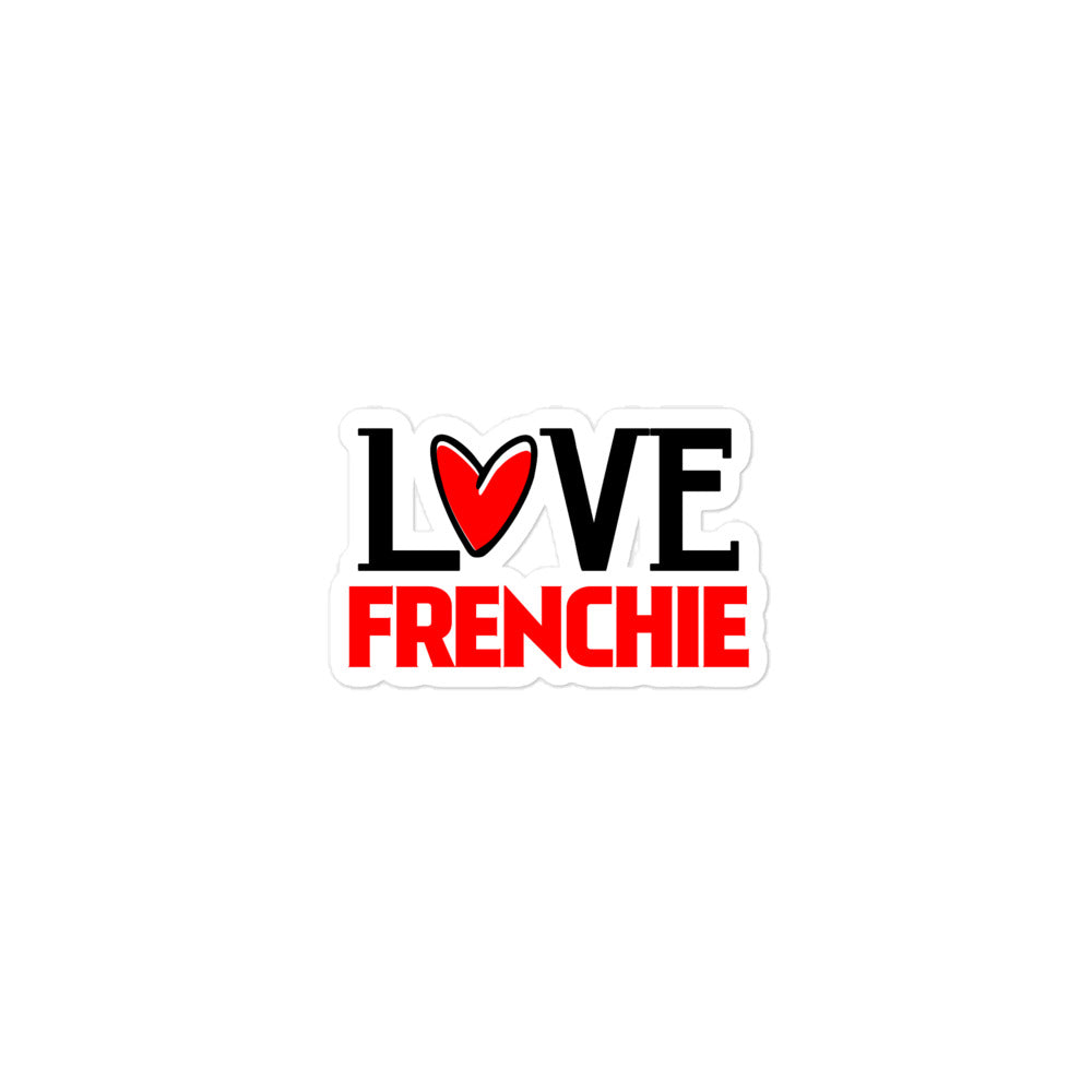 LOVE FRENCHIE - Bubble-free stickers