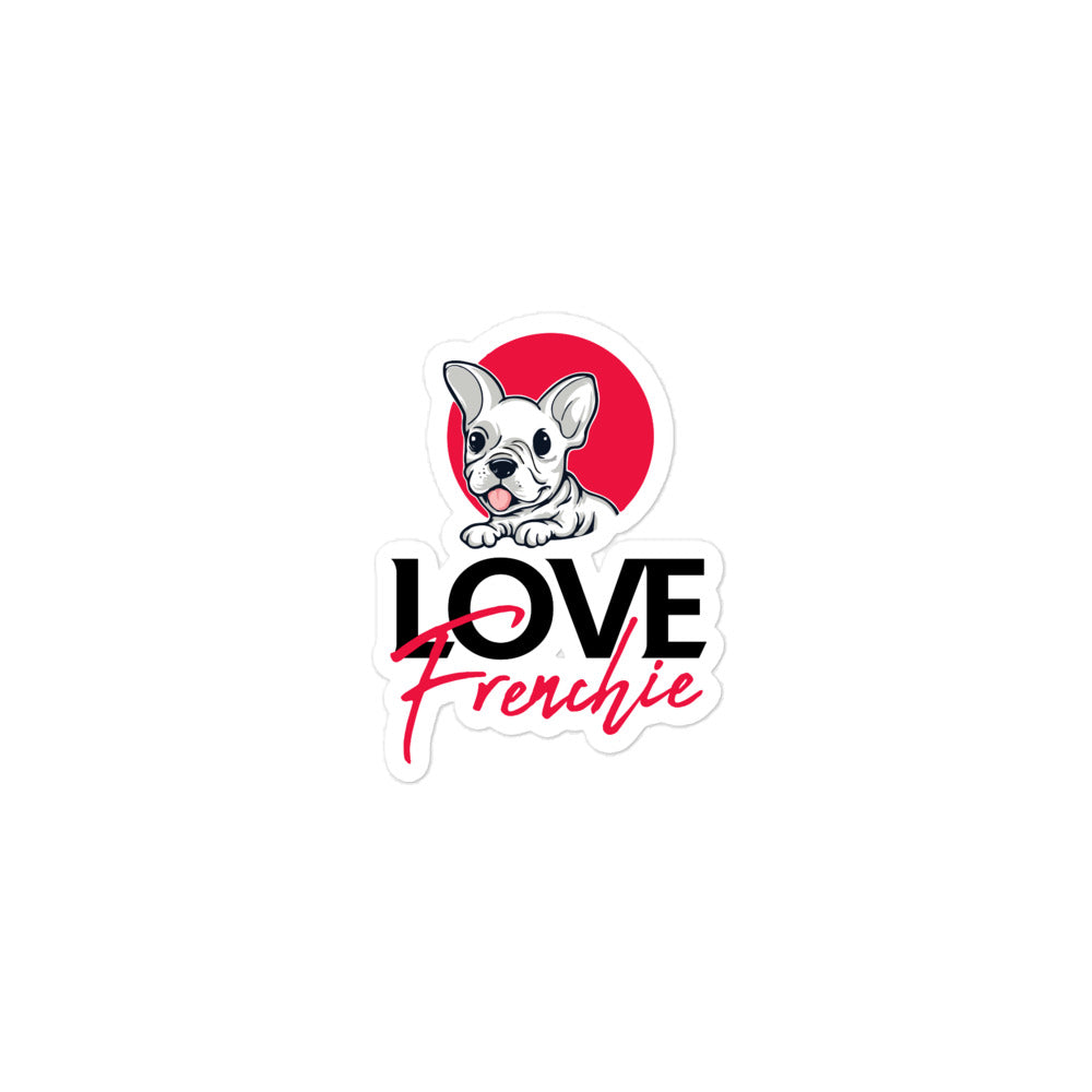 LOVE FRENCHIE - Bubble-free stickers