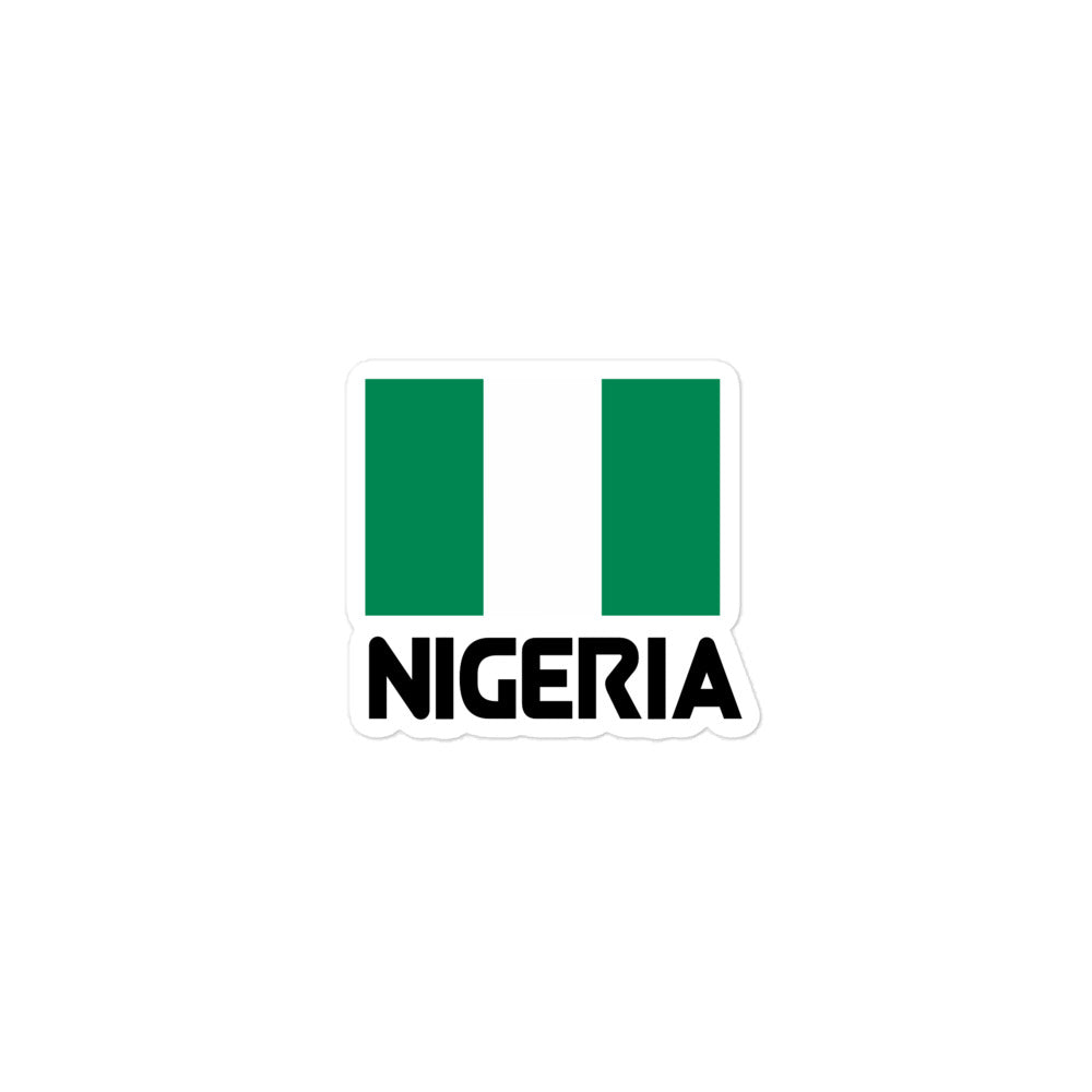 NIGERIA - Bubble-free stickers