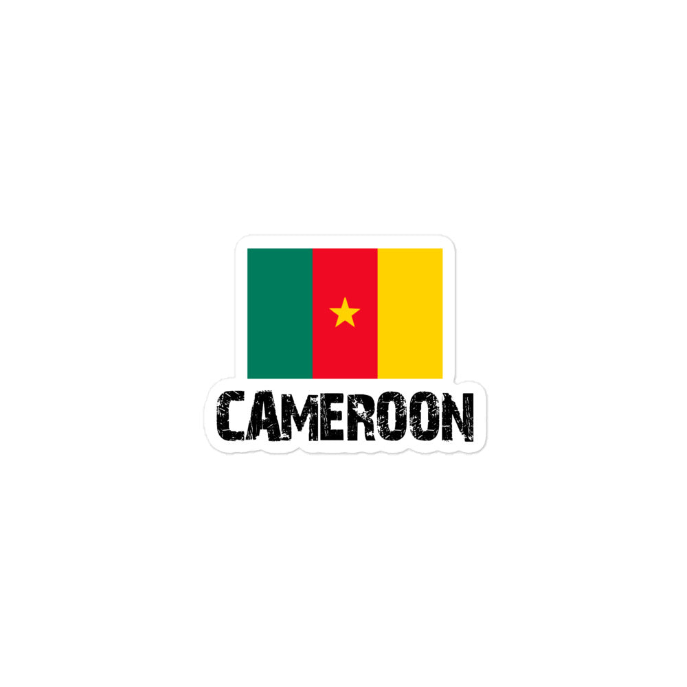 CAMEROON- Bubble-free stickers