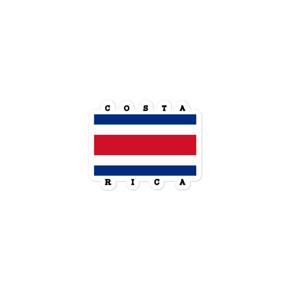 COSTA RICA - Bubble-free stickers