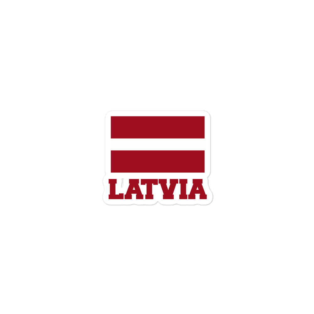 LATVIA - Bubble-free stickers