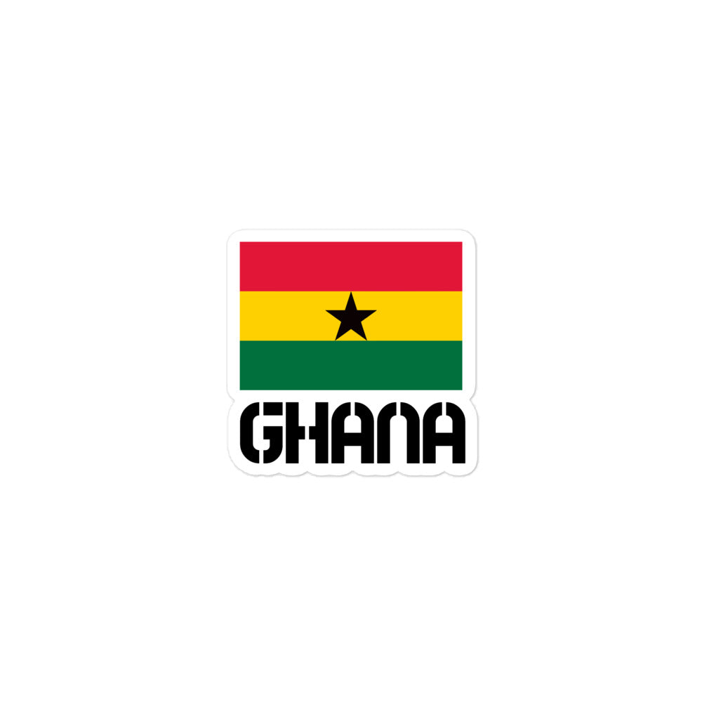 GHANA - Bubble-free stickers