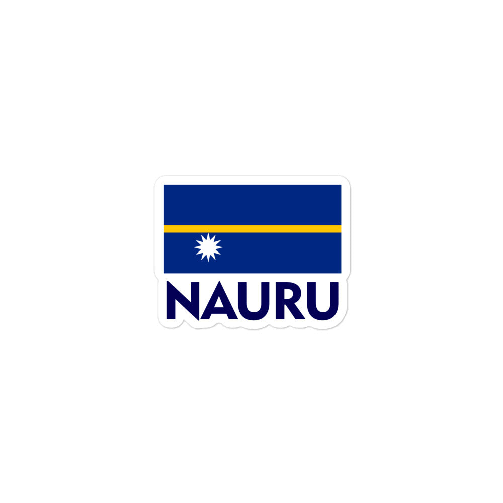 NAURU - Bubble-free stickers