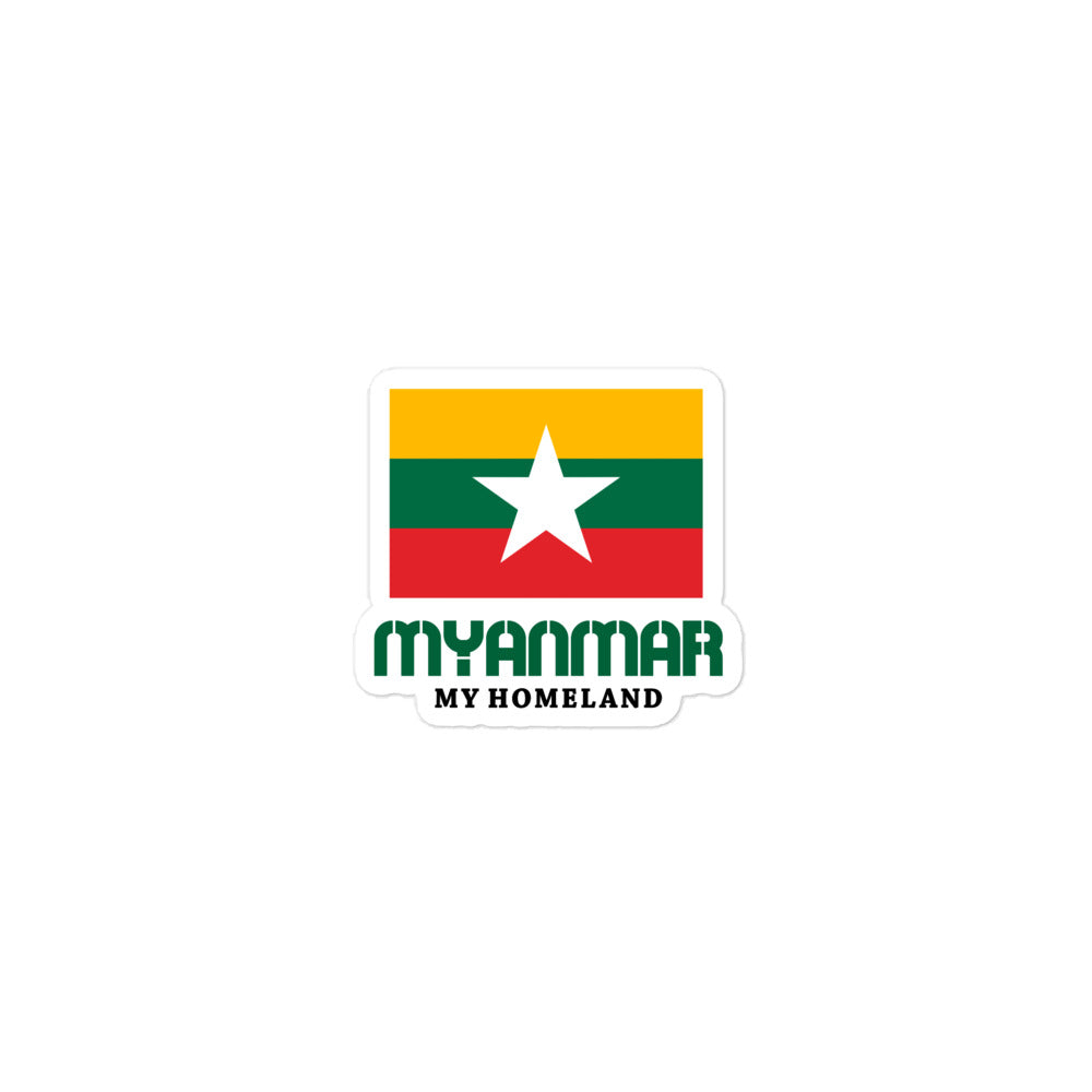 MYANMAR - Bubble-free stickers