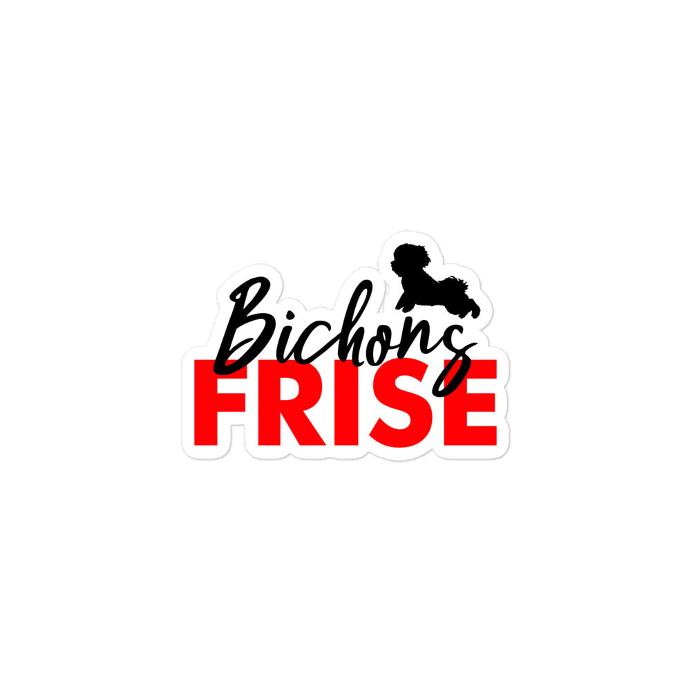 BICHONS FRISE - Bubble-free stickers