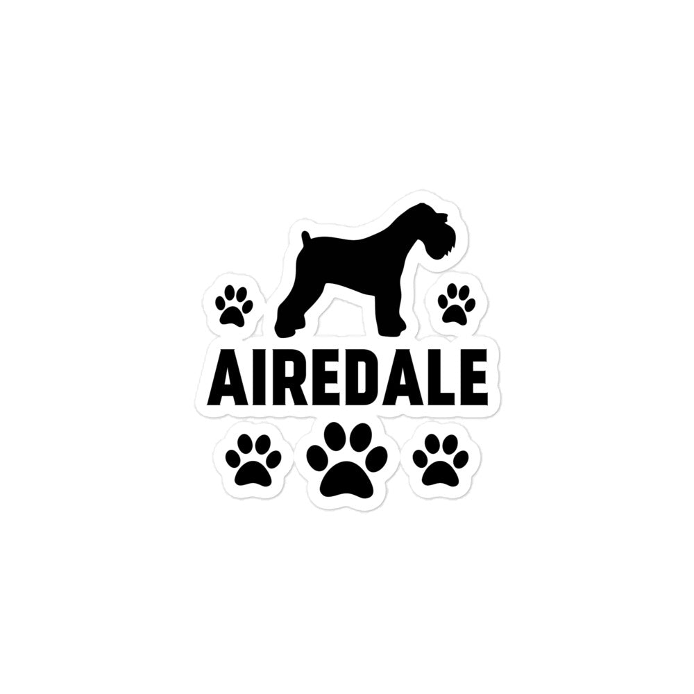 AIREDALE - Bubble-free stickers