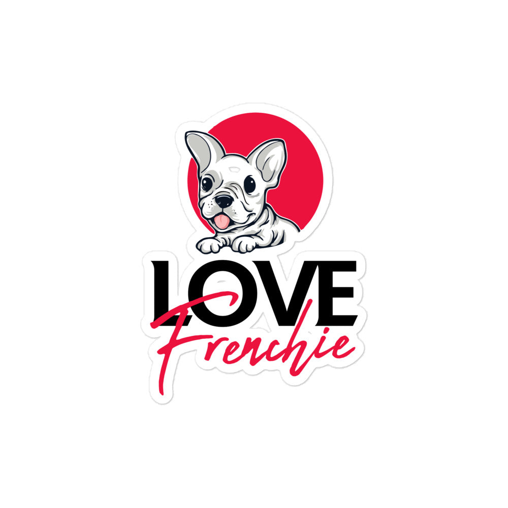 LOVE FRENCHIE - Bubble-free stickers