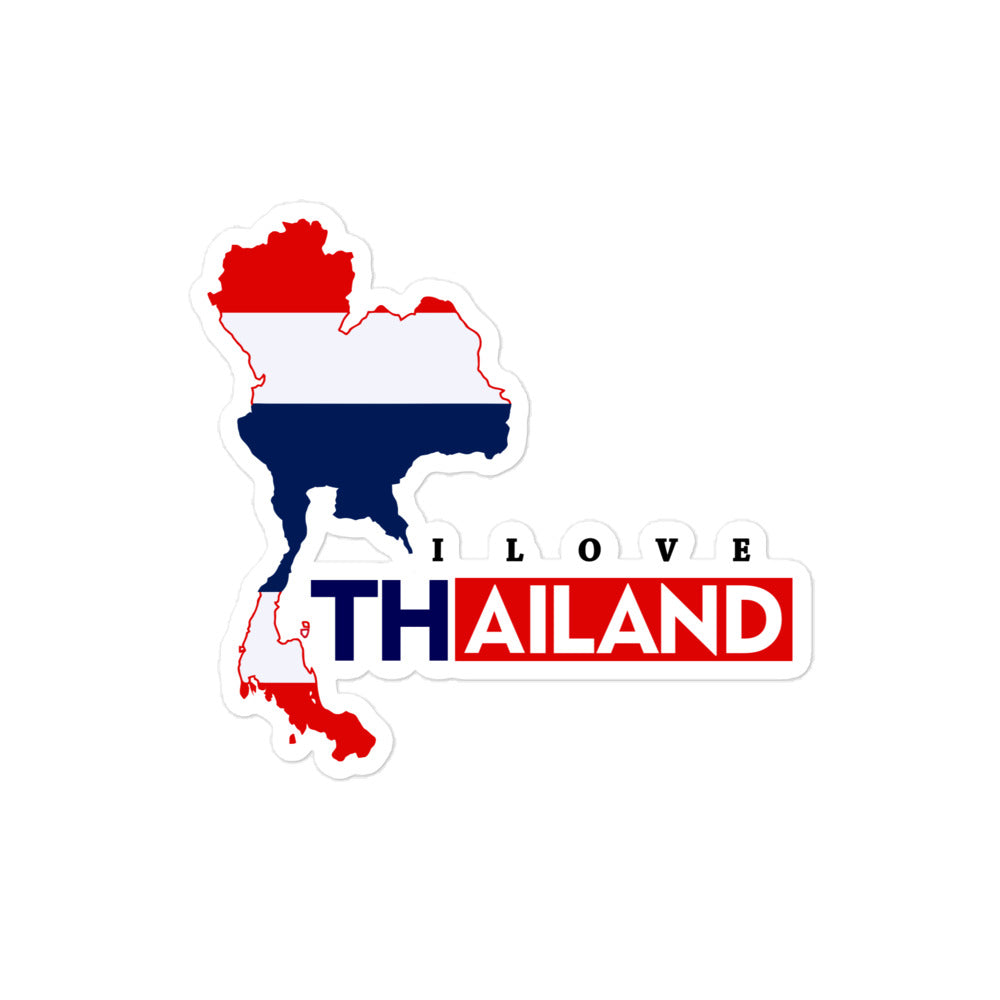 I LOVE THAILAND - Bubble-free stickers