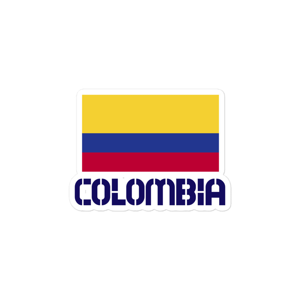 COLOMBIA - Bubble-free stickers