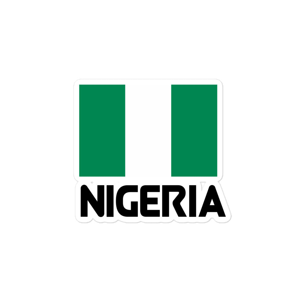NIGERIA - Bubble-free stickers
