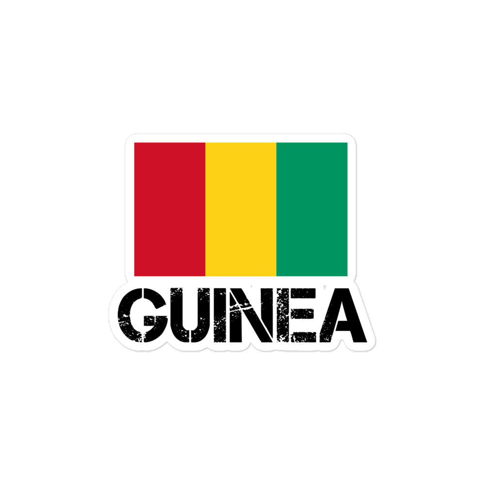 GUINEA - Bubble-free stickers