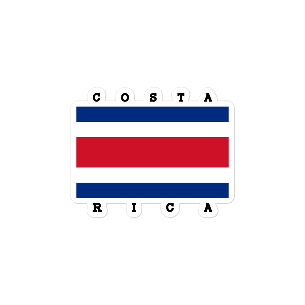 COSTA RICA - Bubble-free stickers