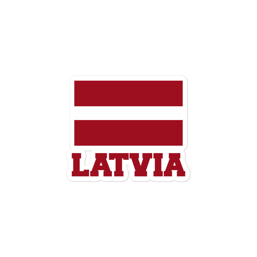 LATVIA - Bubble-free stickers