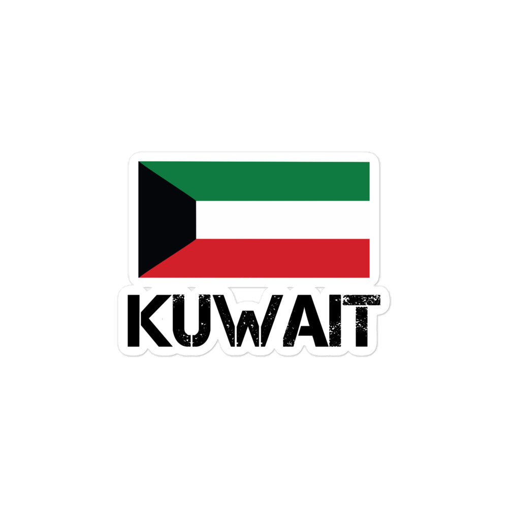 KUWAIT - Bubble-free stickers