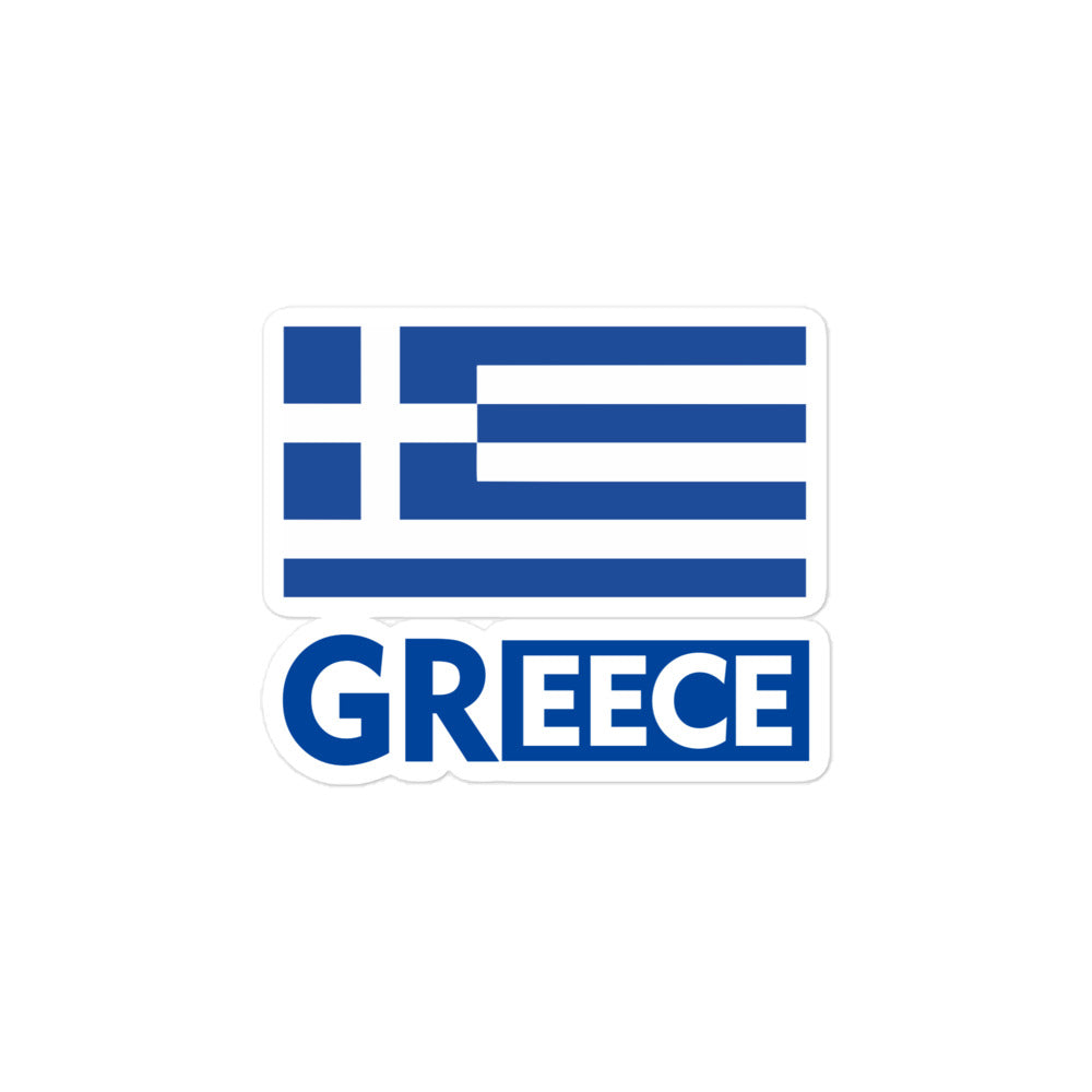 GREECE - Bubble-free stickers