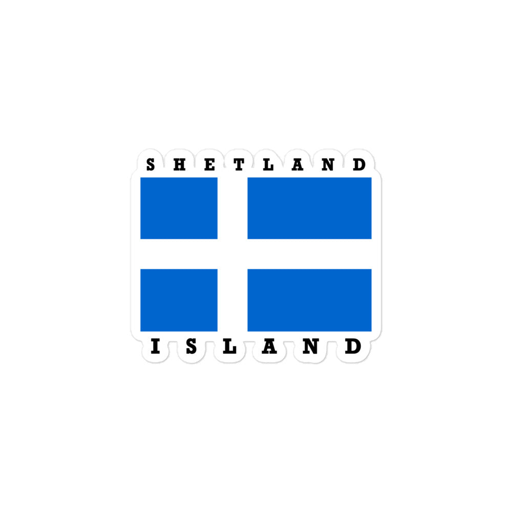 SHETLAND ISLAND - Bubble-free stickers