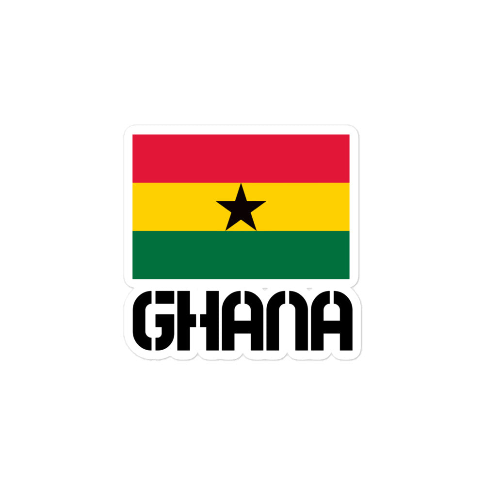 GHANA - Bubble-free stickers