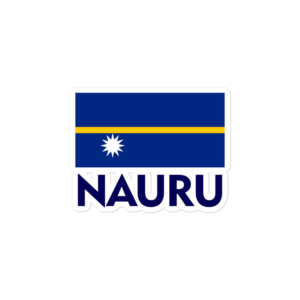 NAURU - Bubble-free stickers