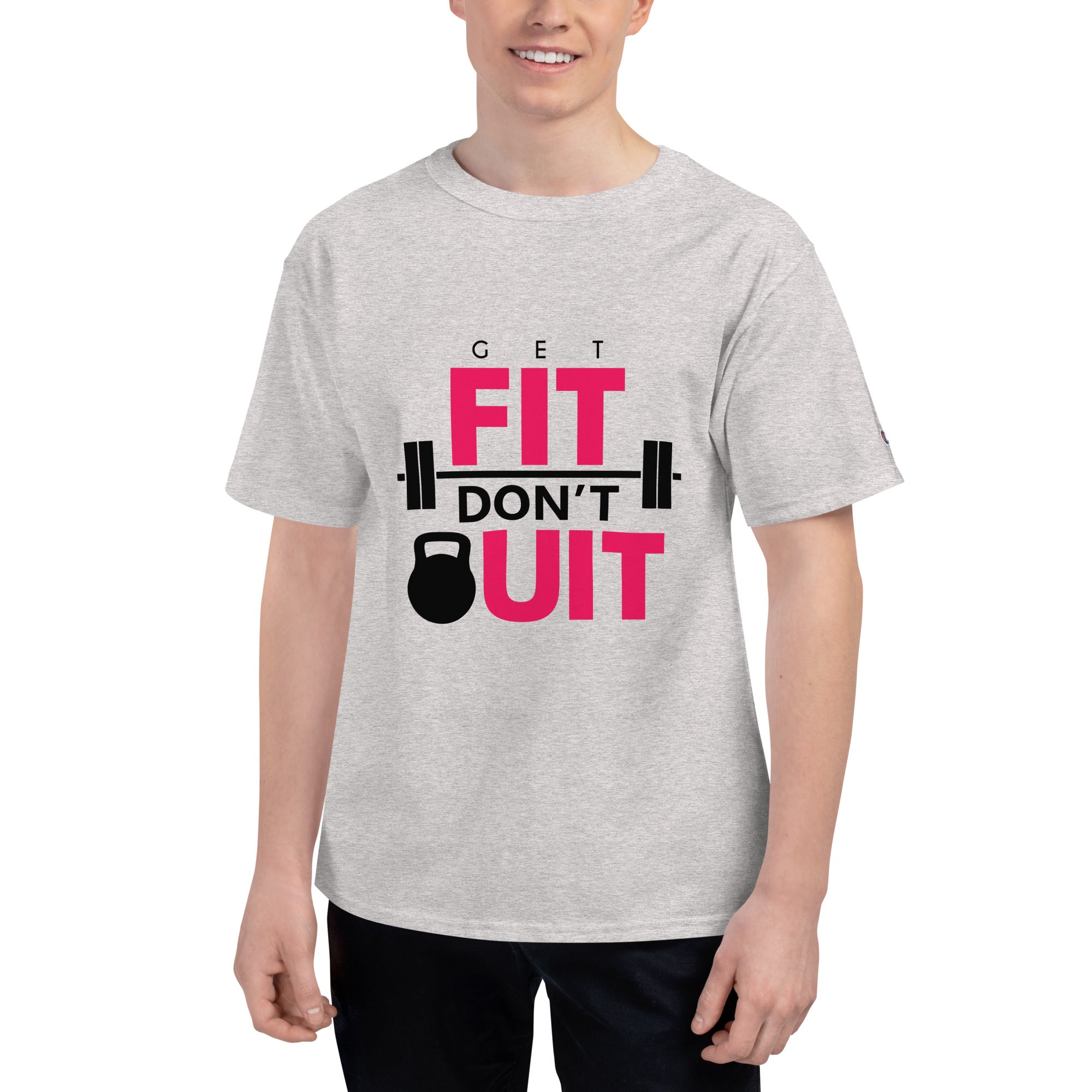 GET FIT DON'T QUIT - Men's Champion T-Shirt