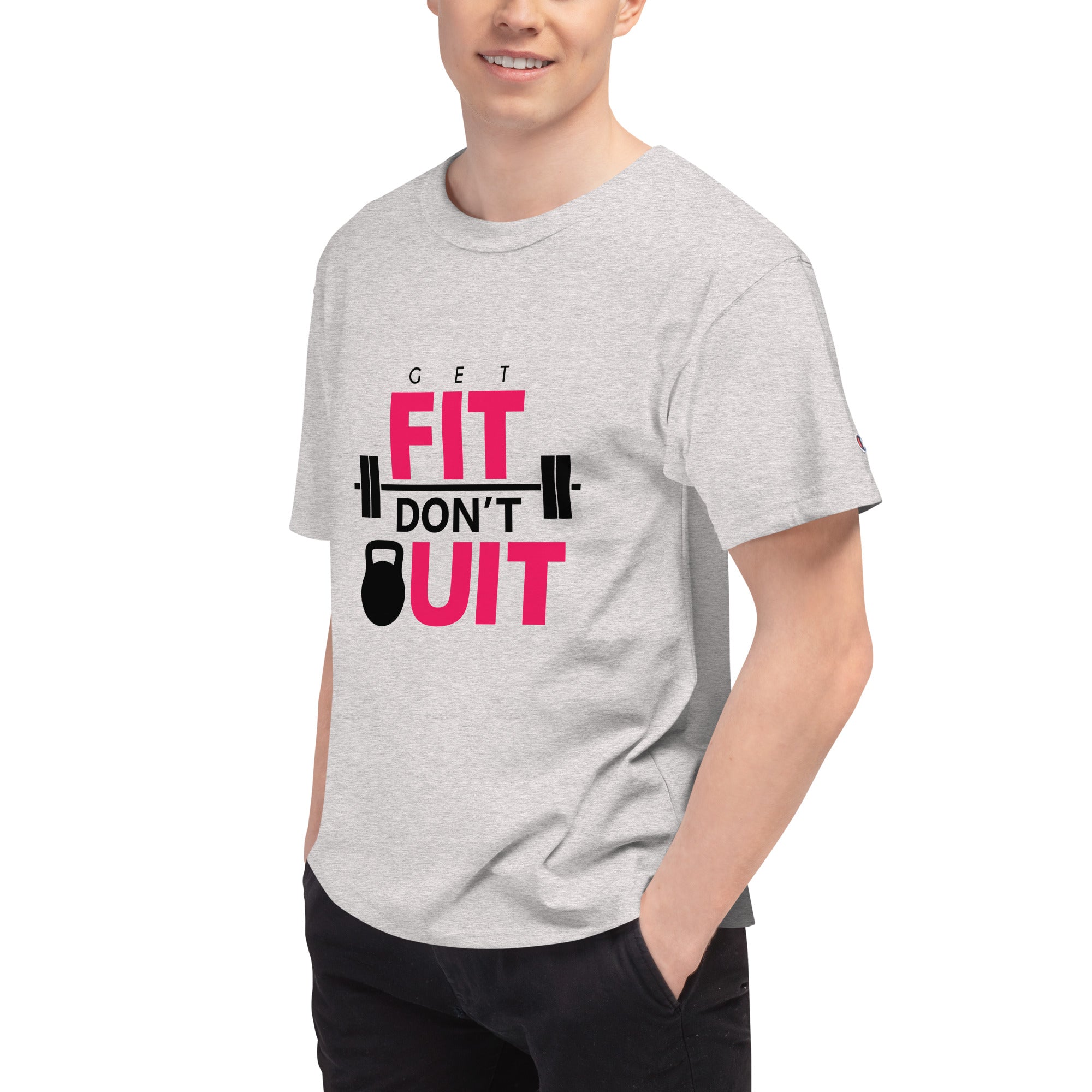 GET FIT DON'T QUIT - Men's Champion T-Shirt