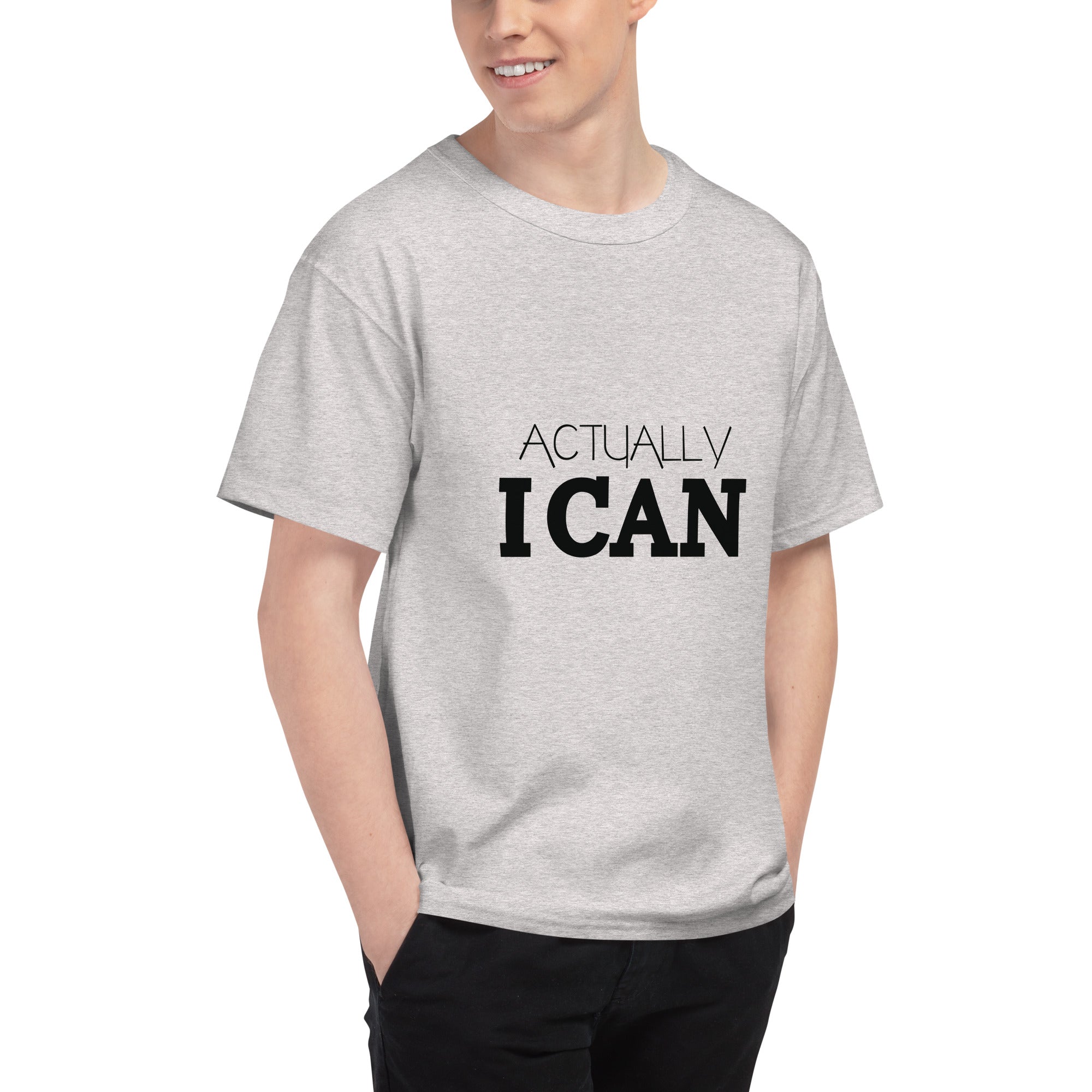 ACTUALLY I CAN - Men's Champion T-Shirt