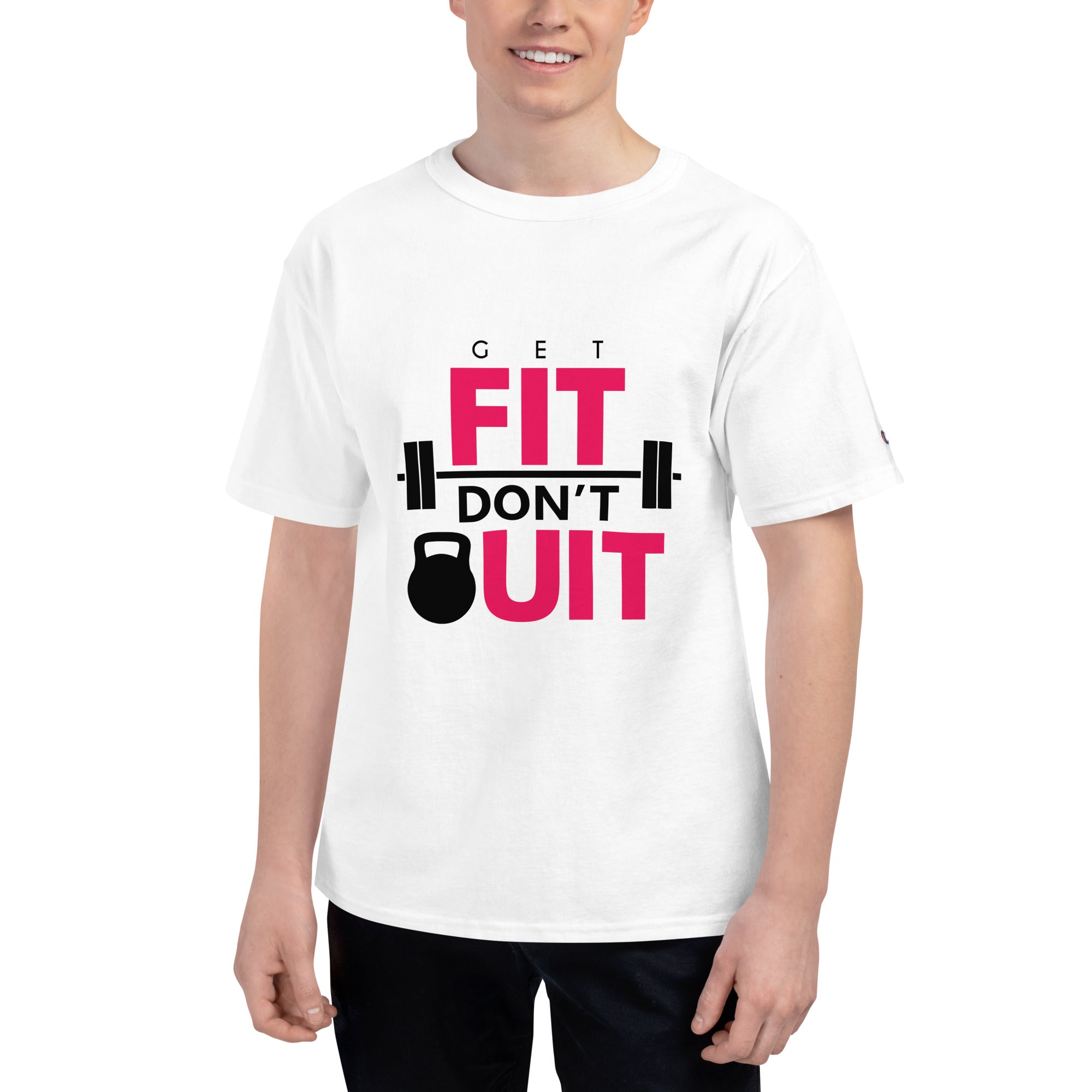 GET FIT DON'T QUIT - Men's Champion T-Shirt