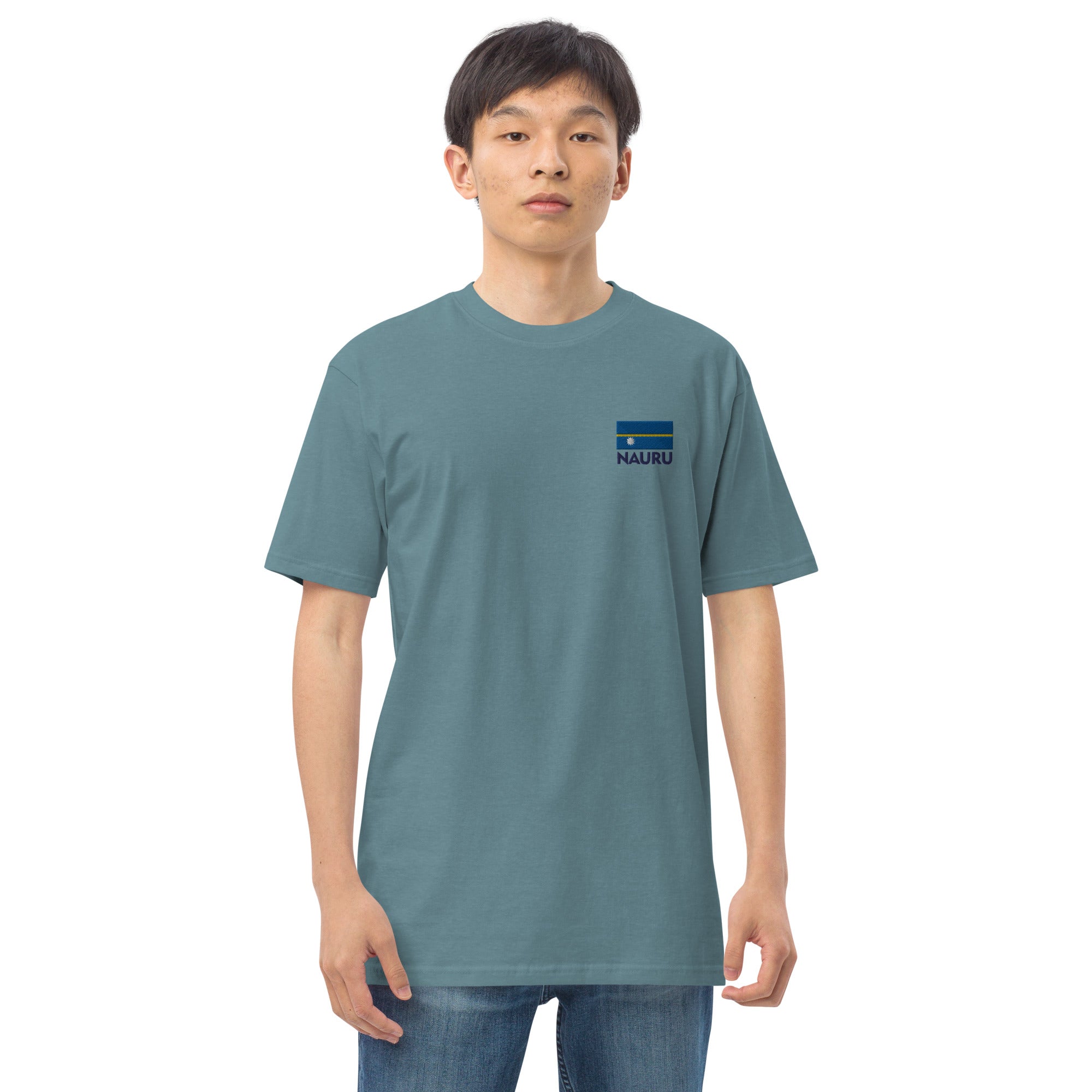 NAURU - Men’s premium heavyweight tee