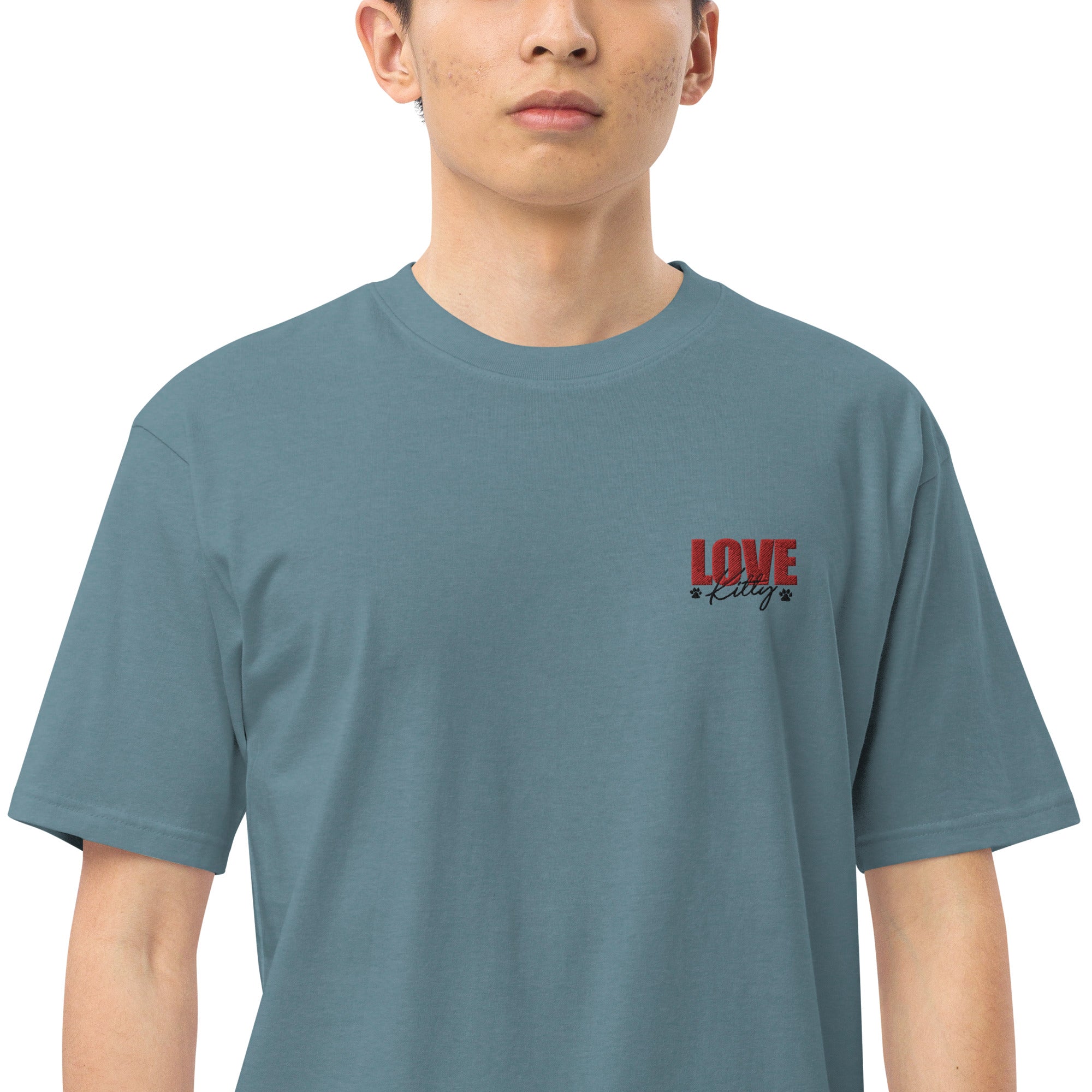 LOVE KITTY - Men’s premium heavyweight tee