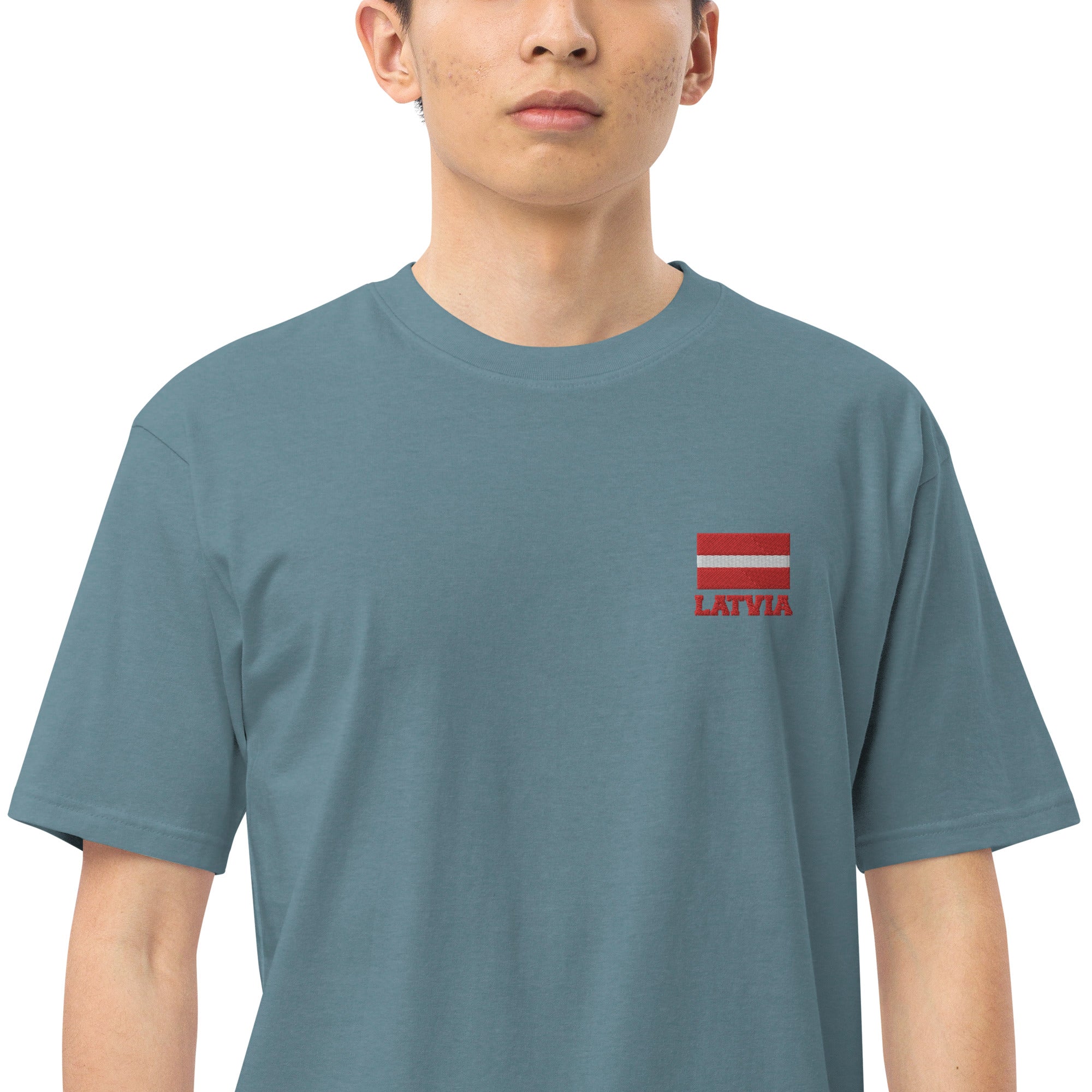 LATVIA - Men’s premium heavyweight tee