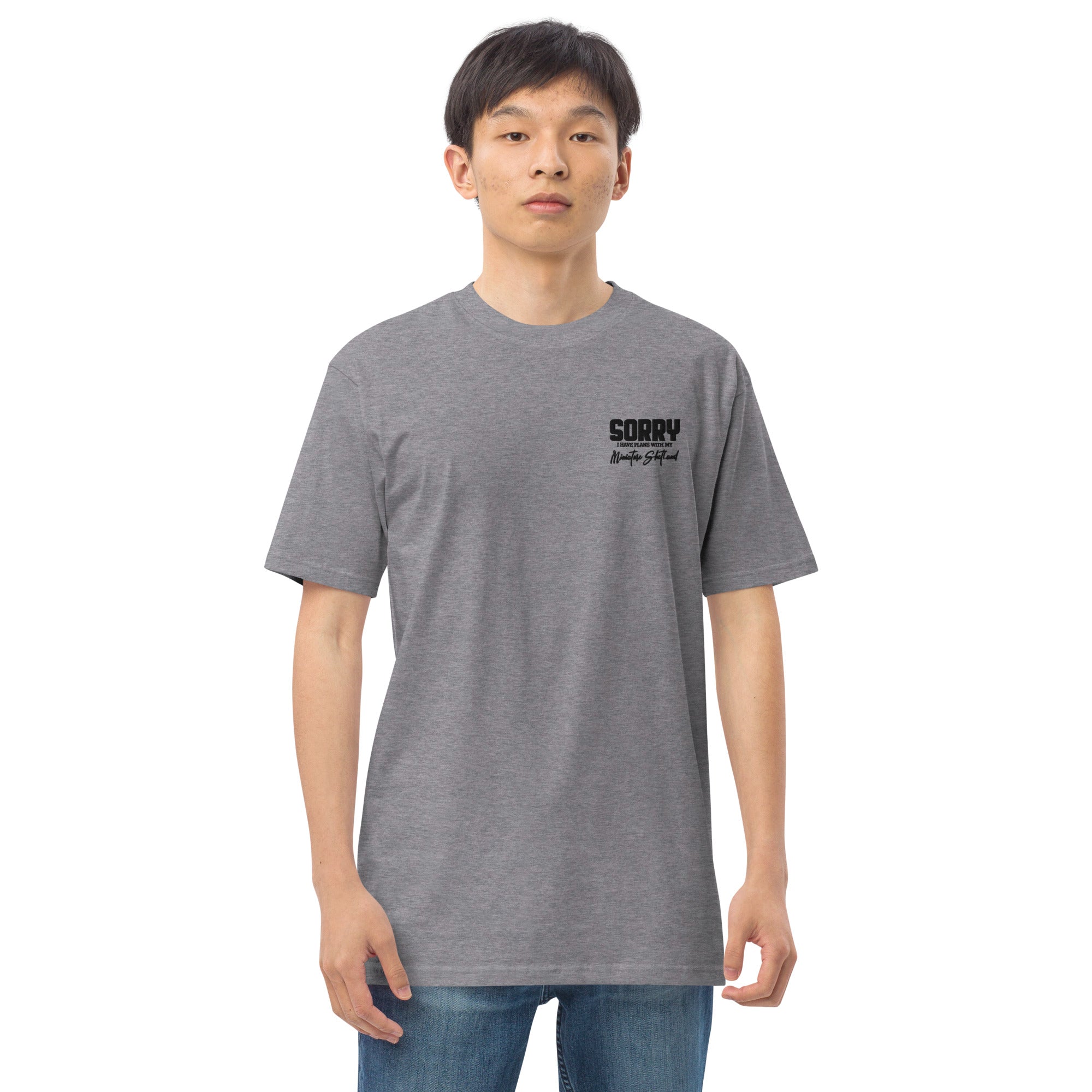 MINIATURE SHETLAND - Men’s premium heavyweight tee