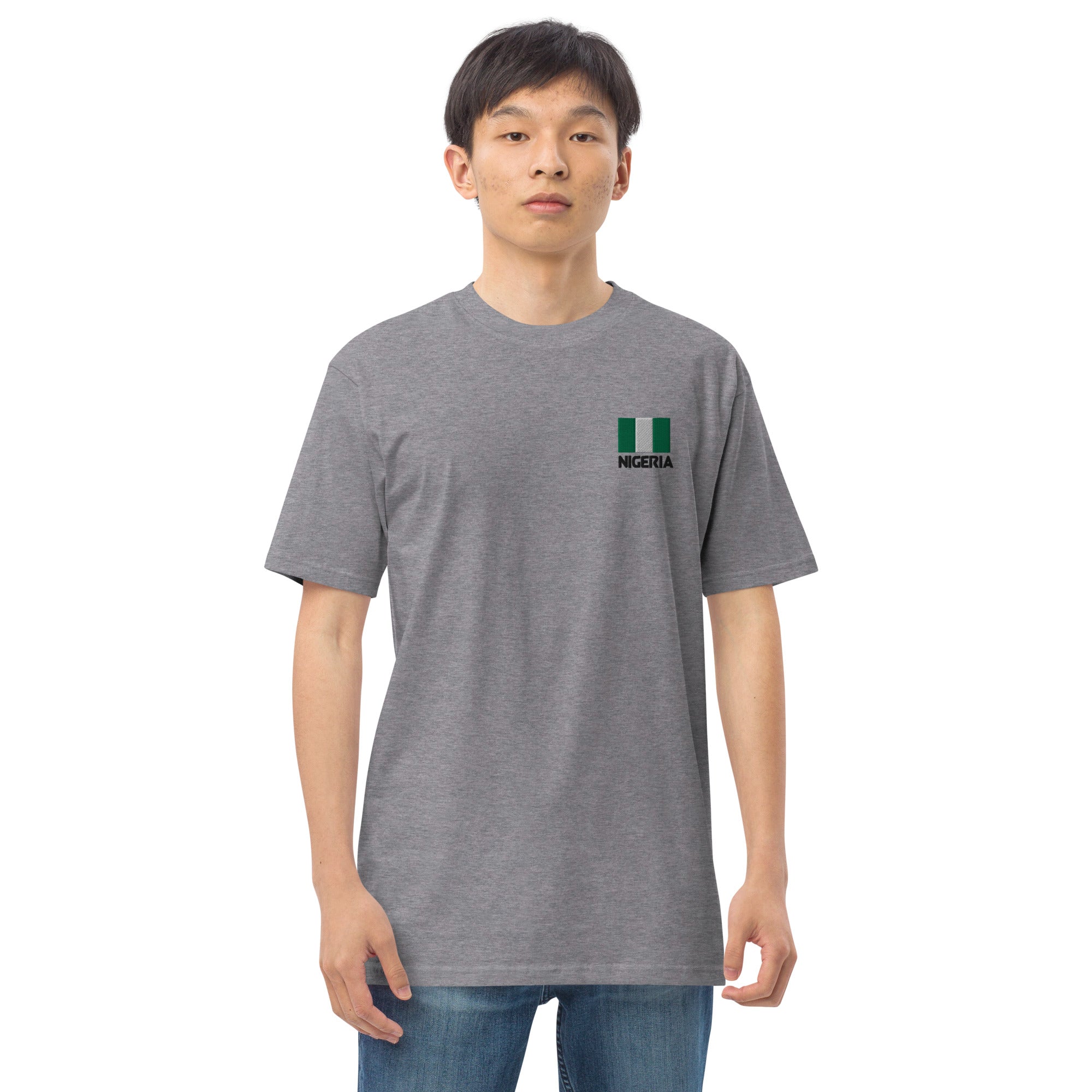 NIGERIA - Men’s premium heavyweight tee