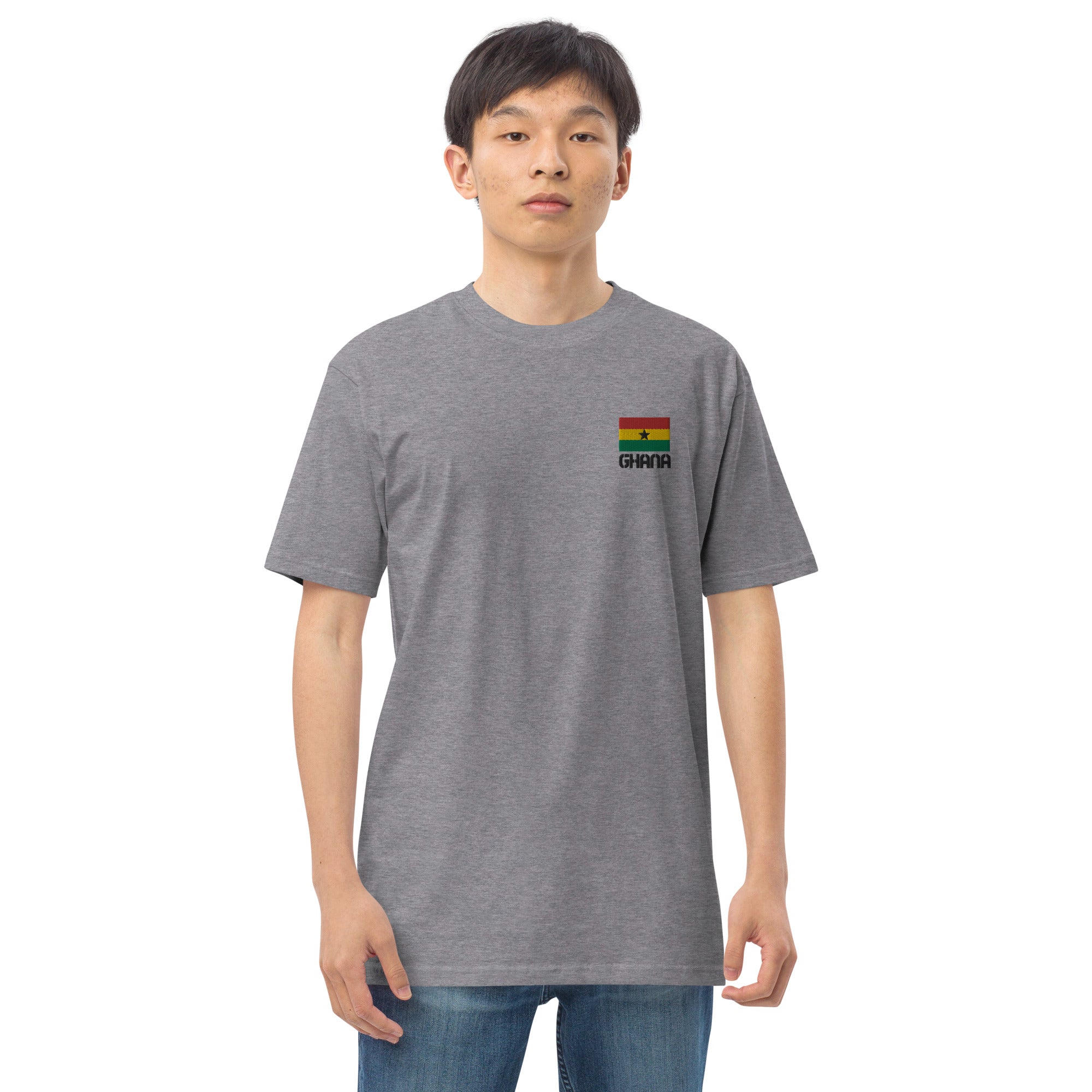 GHANA - Men’s premium heavyweight tee