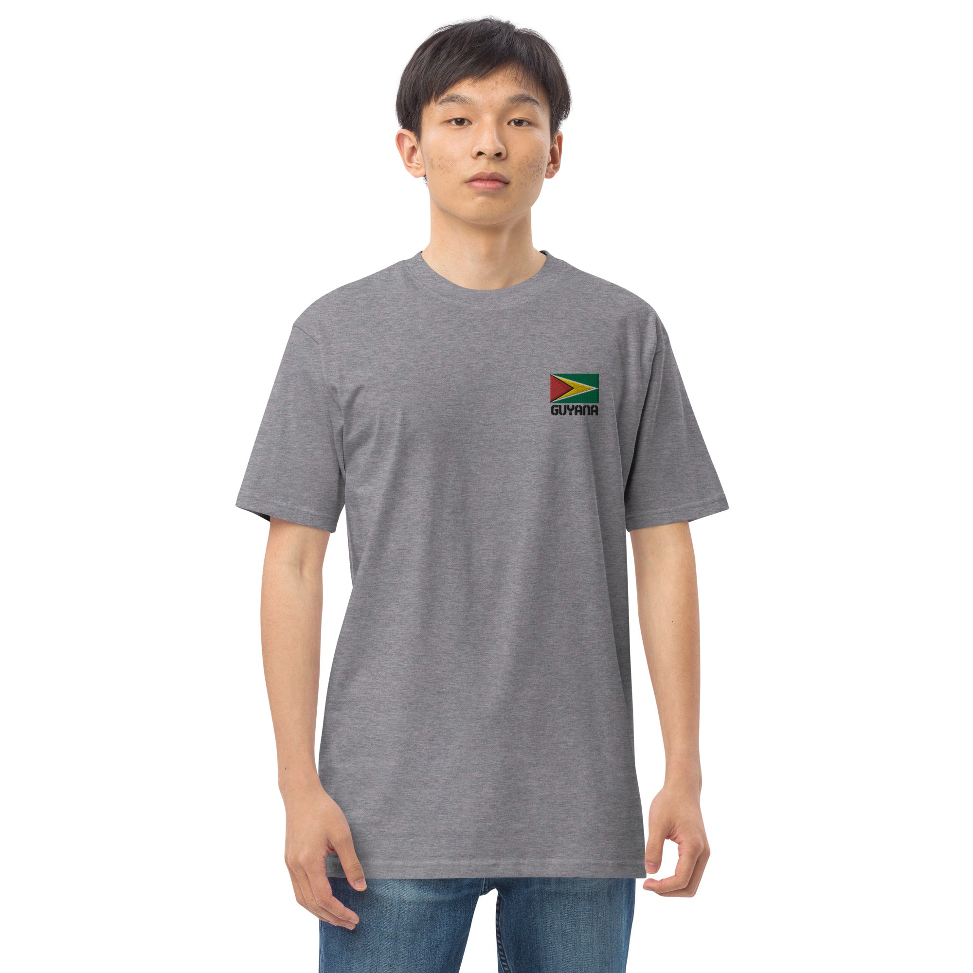 GUYANA - Men’s premium heavyweight tee