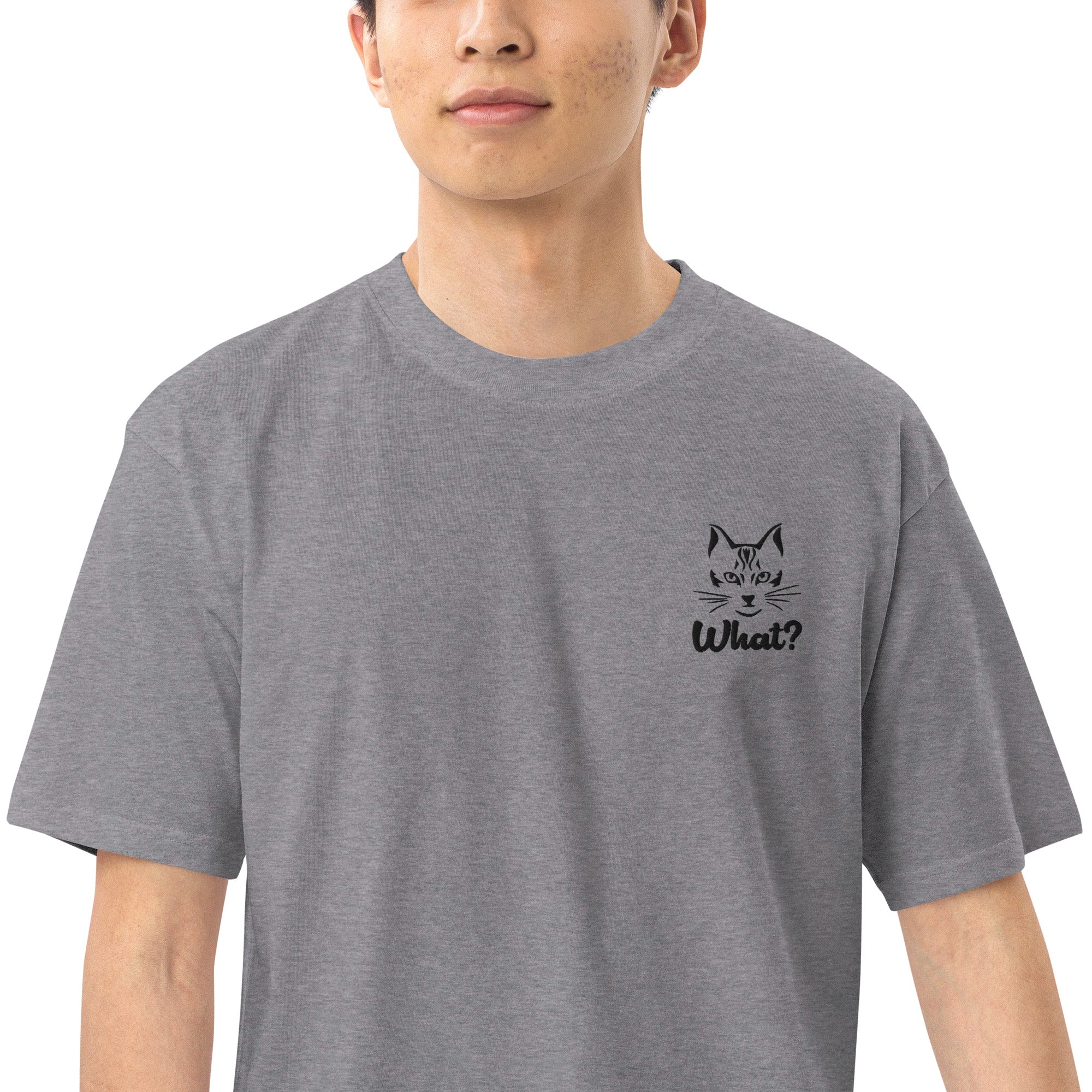 WHAT? - Men’s premium heavyweight tee