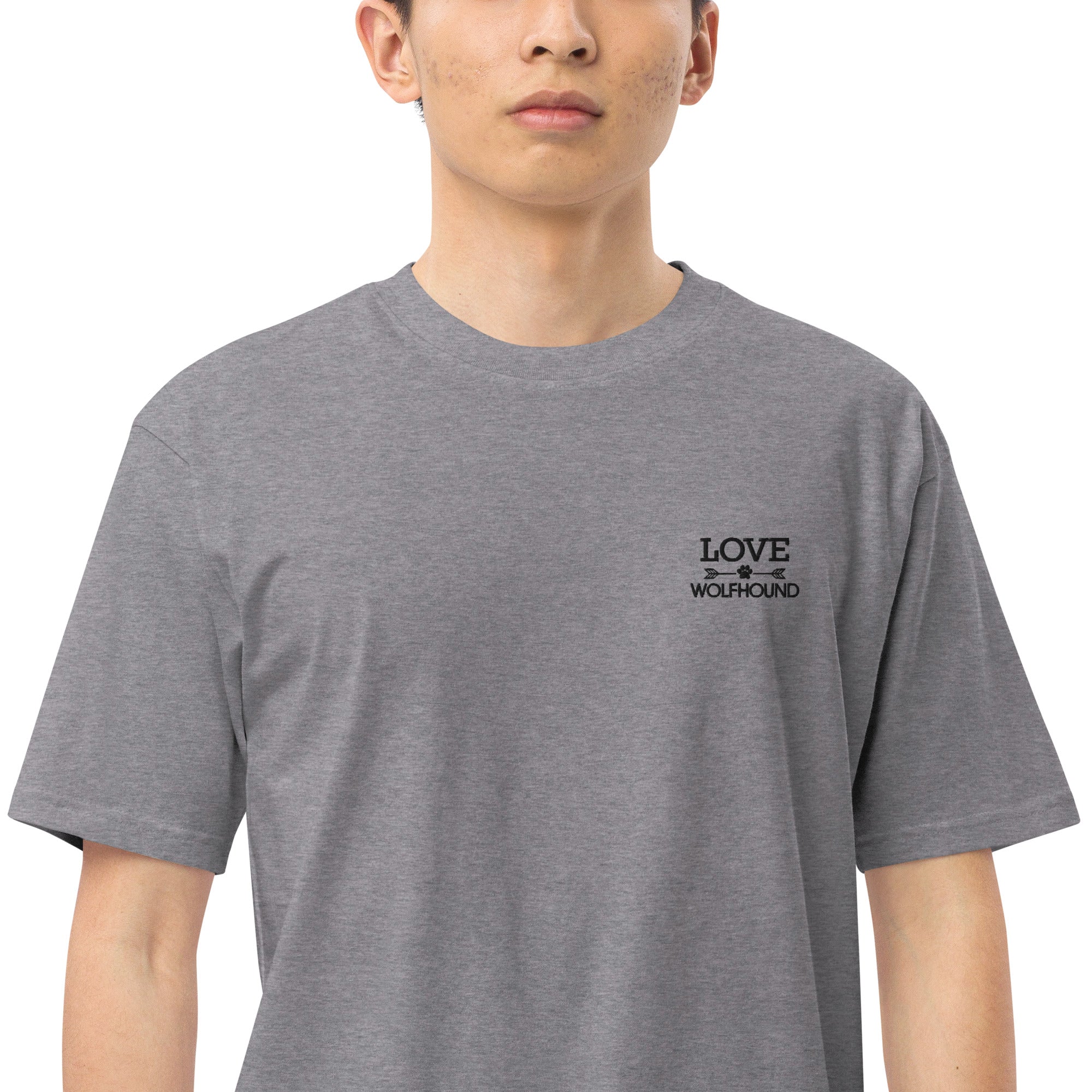 LOVE WOLFHOUND - Men’s premium heavyweight tee