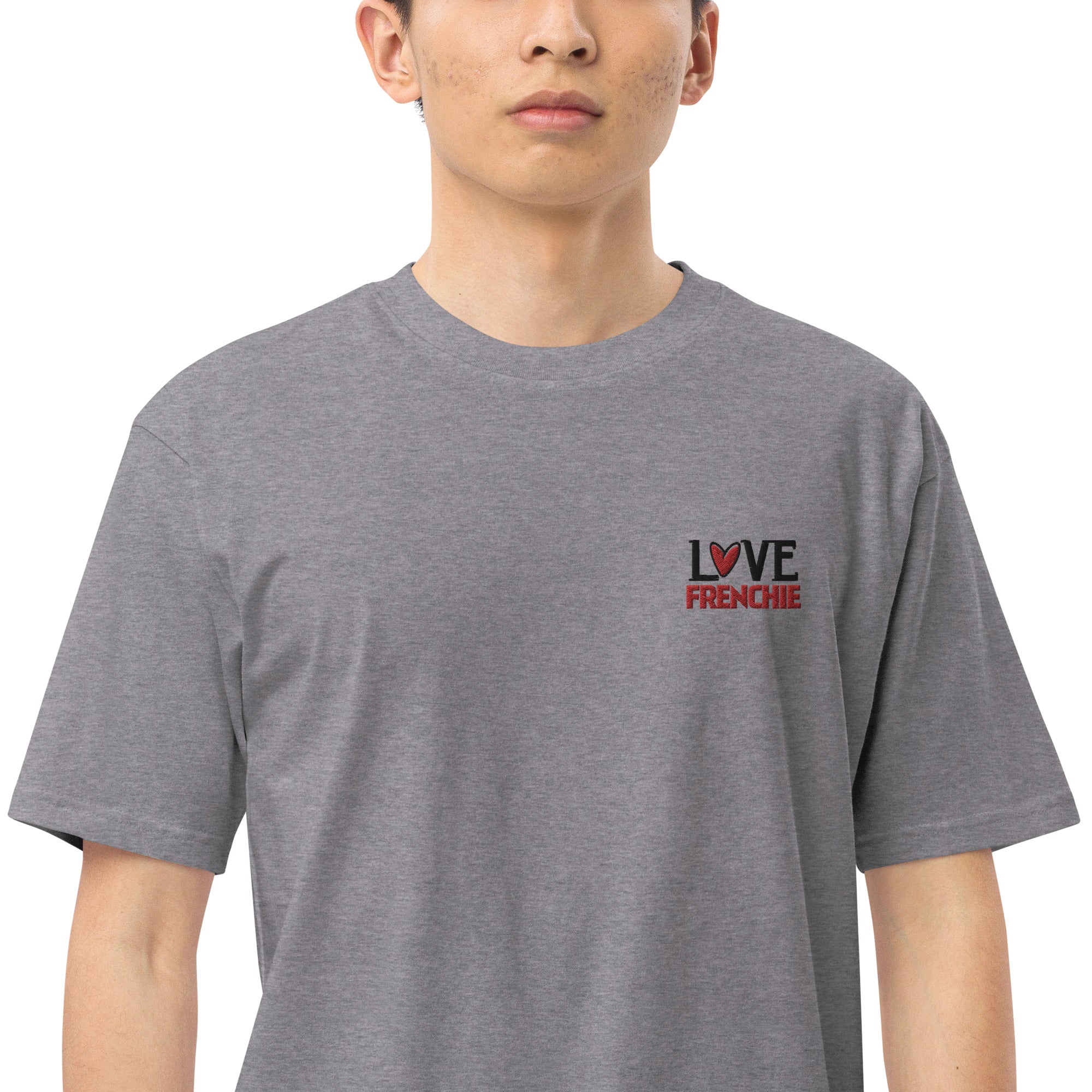 LOVE FRENCHIE - Men’s premium heavyweight tee