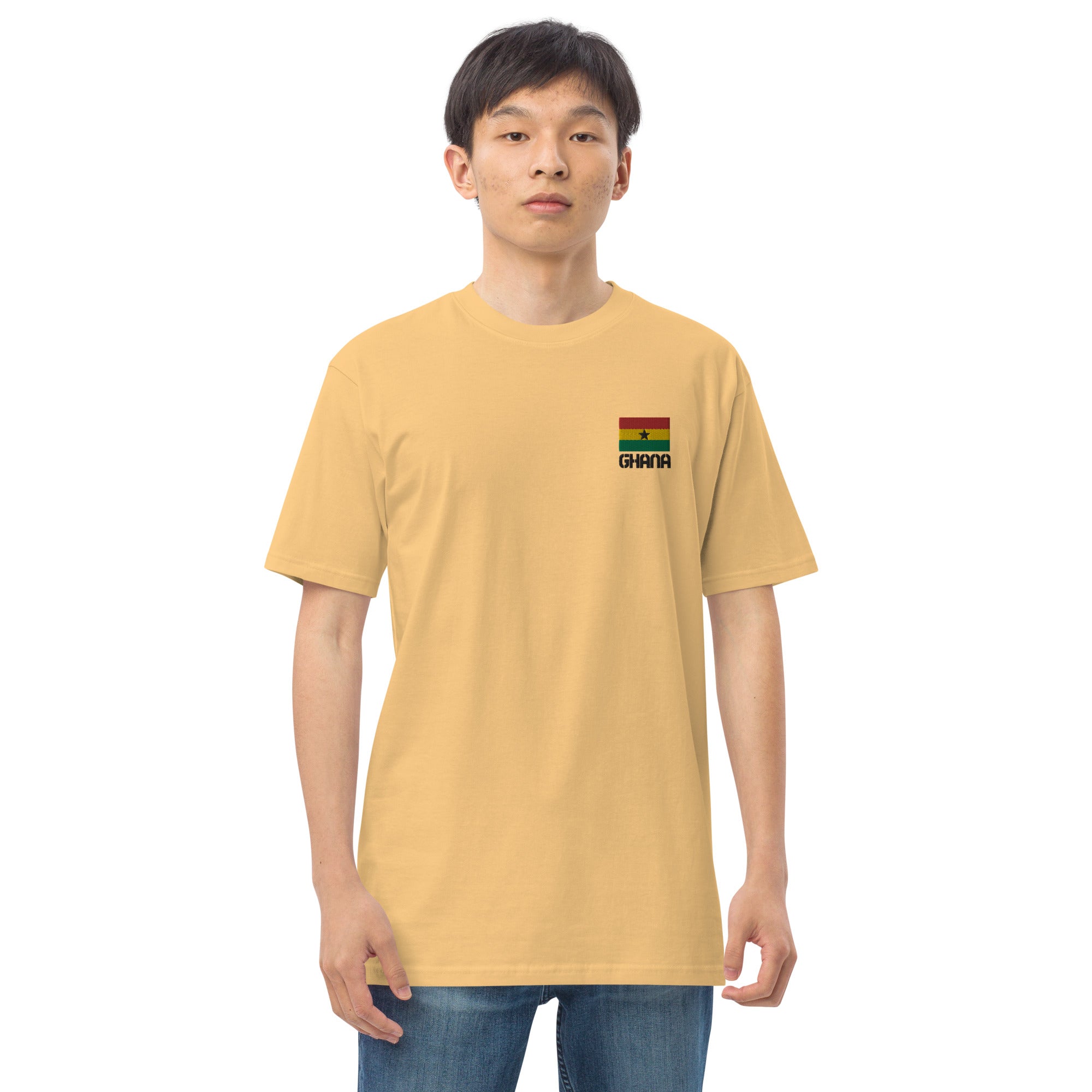 GHANA - Men’s premium heavyweight tee