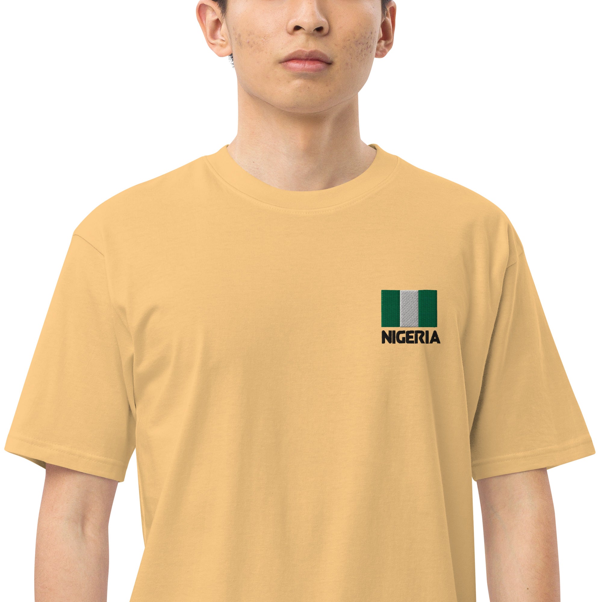 NIGERIA - Men’s premium heavyweight tee