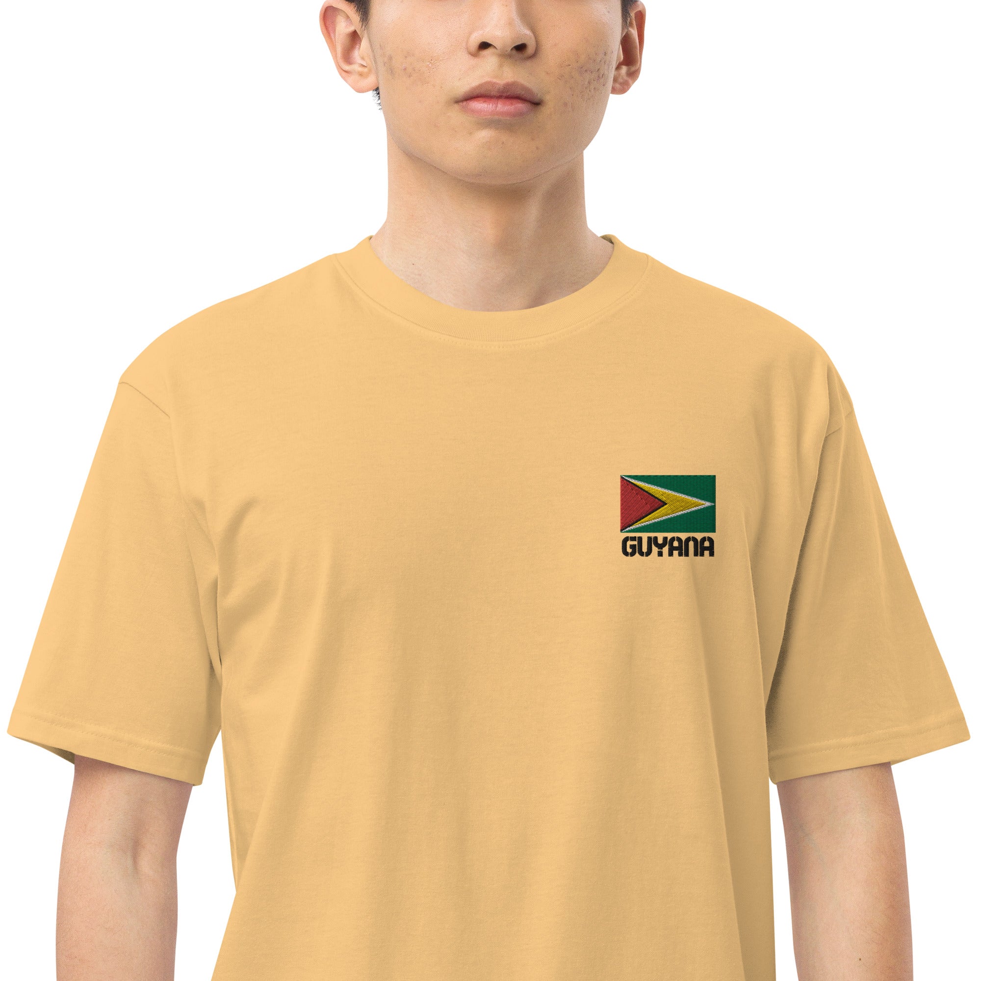 GUYANA - Men’s premium heavyweight tee