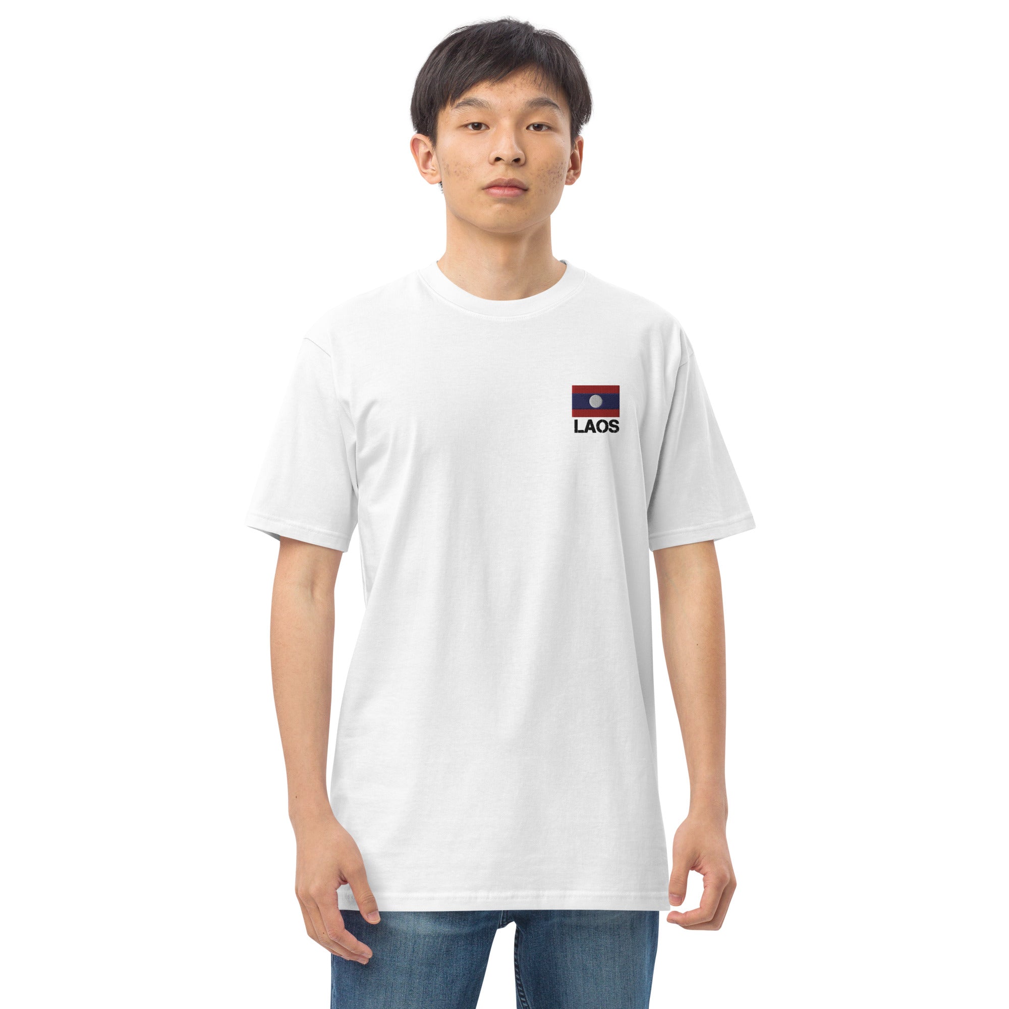 LAOS - Men’s premium heavyweight tee