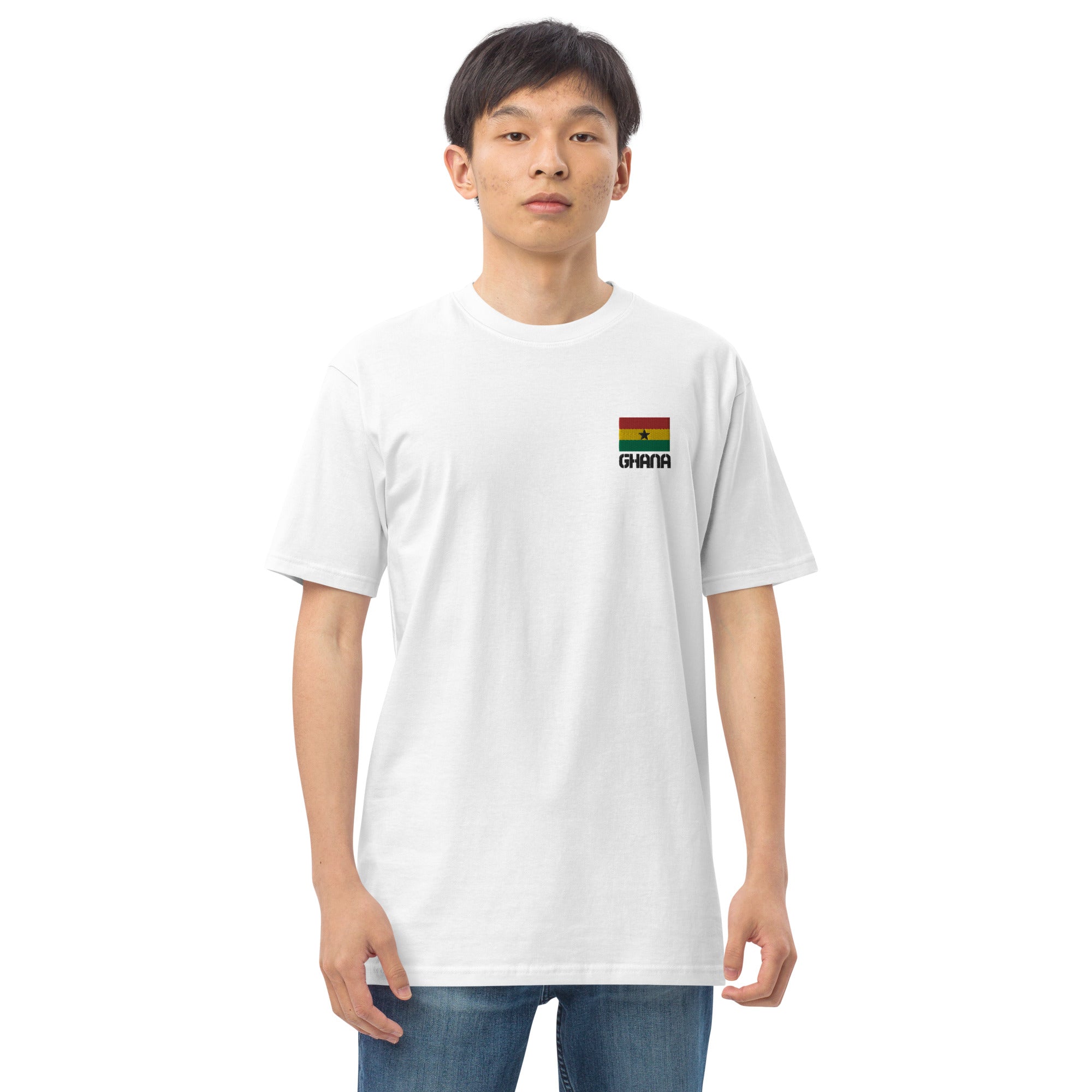 GHANA - Men’s premium heavyweight tee