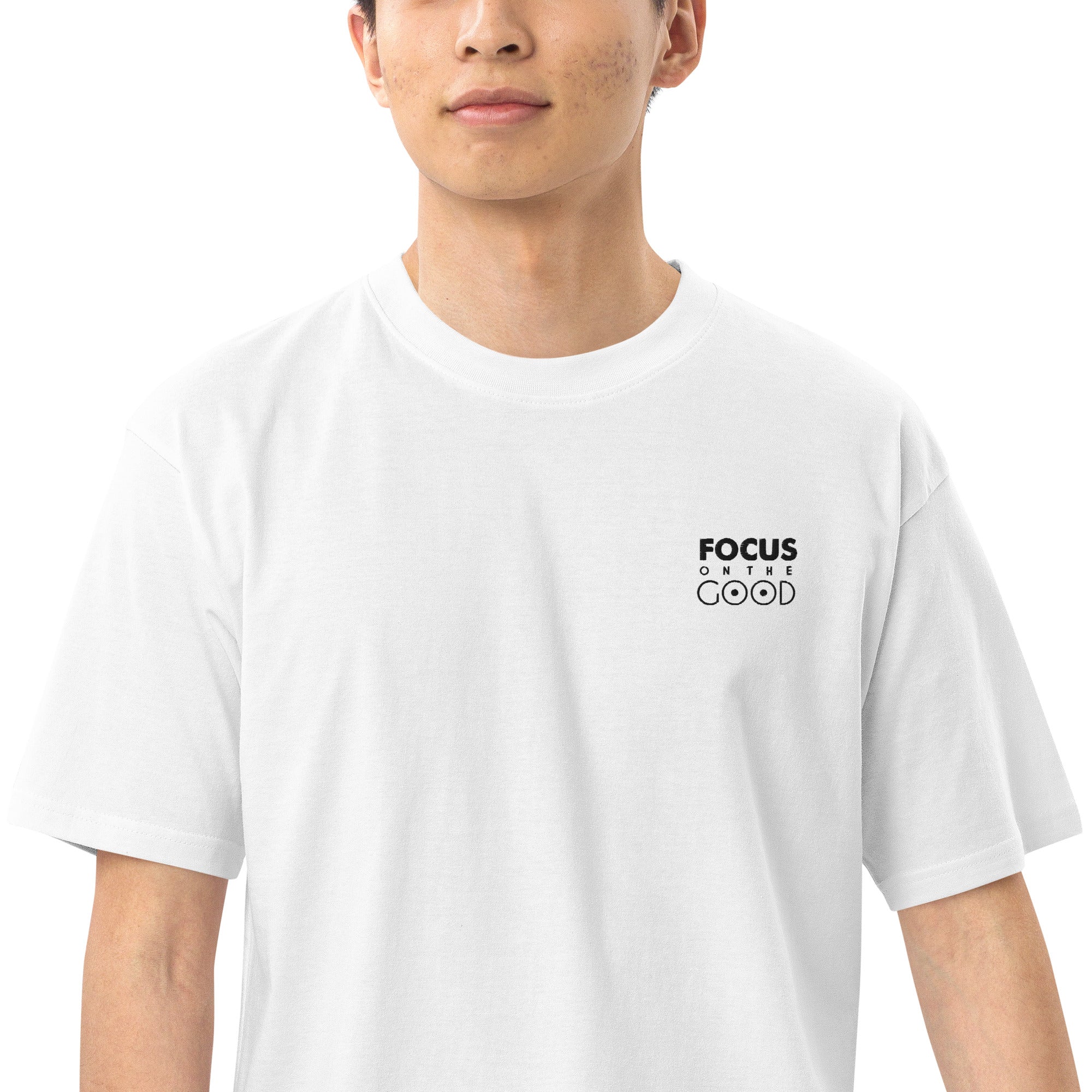FOCUS ON THE GOOD - Men’s premium heavyweight tee