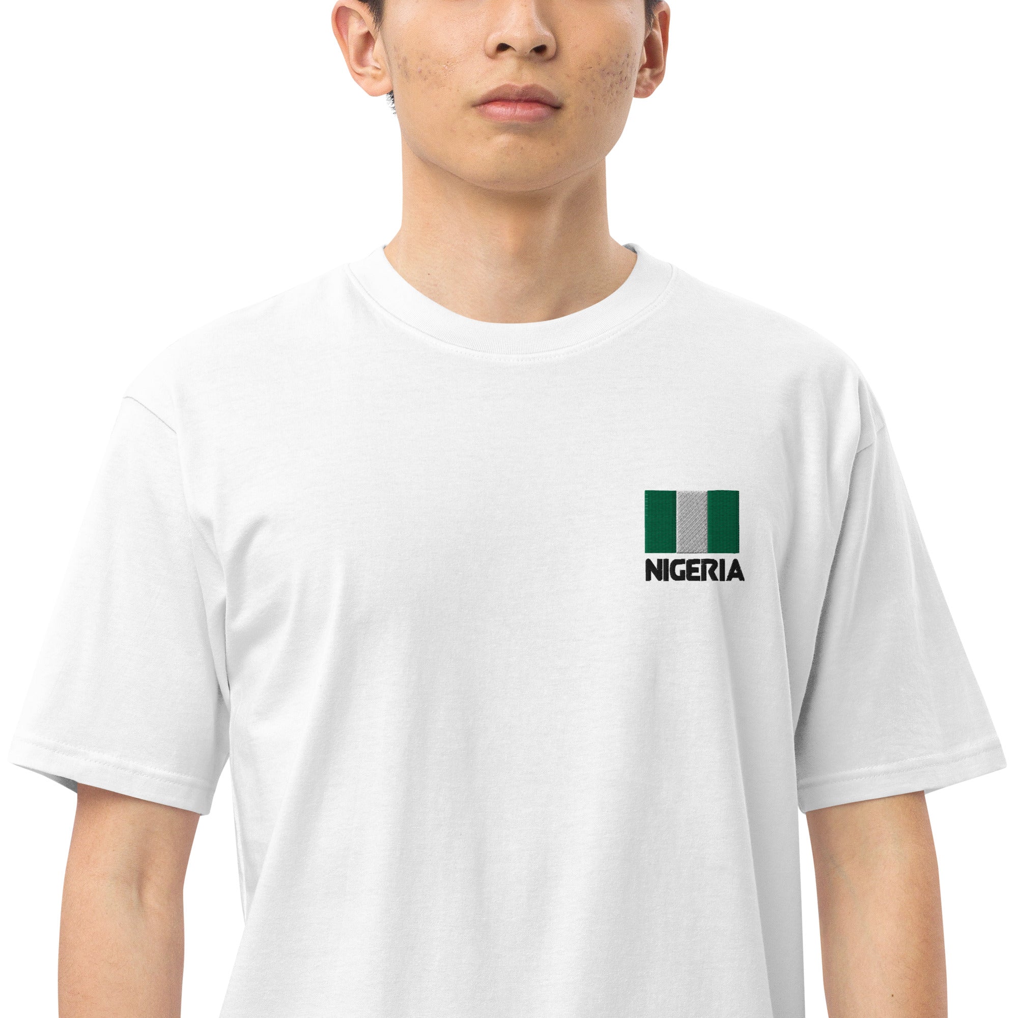 NIGERIA - Men’s premium heavyweight tee