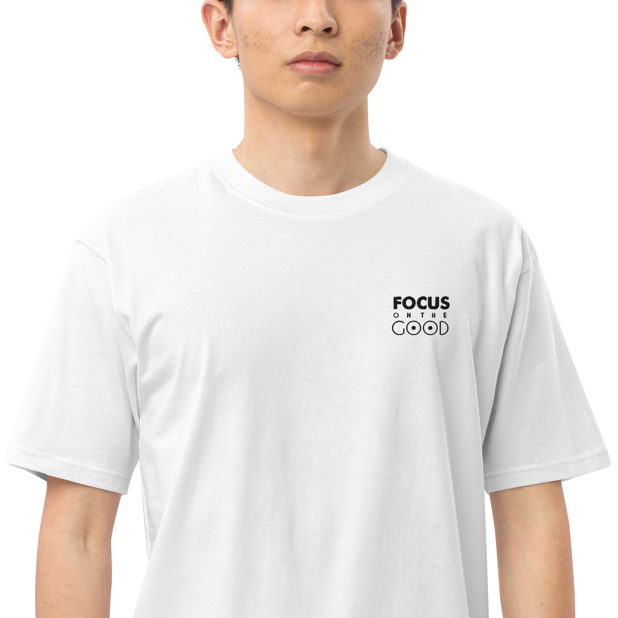 FOCUS ON THE GOOD - Men’s premium heavyweight tee