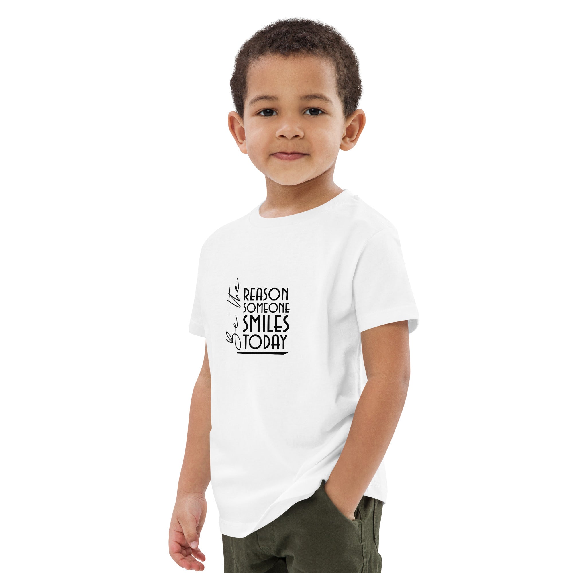 BE THE REASON SOMEONE SMILES TODAY - Organic cotton kids t-shirt